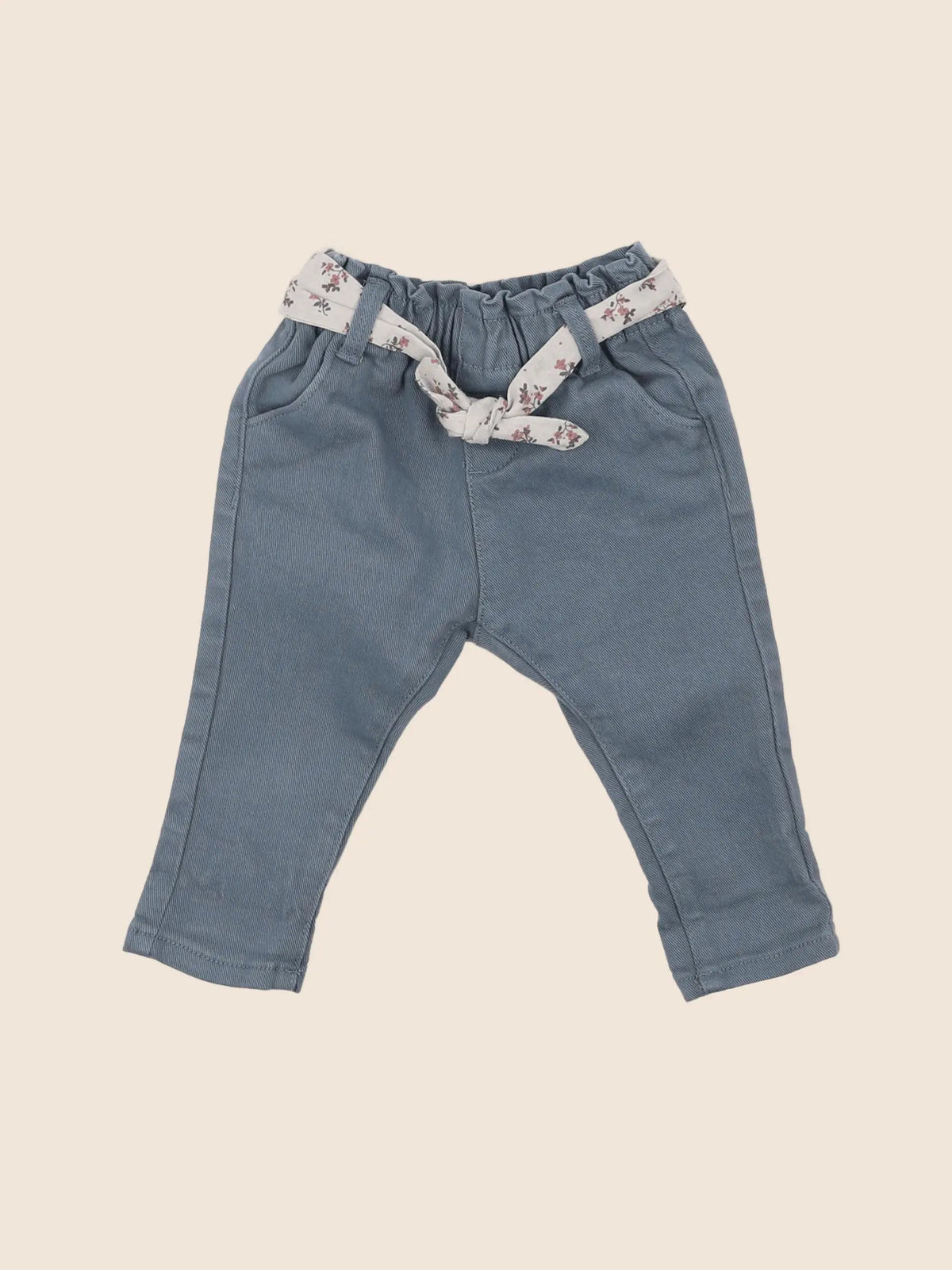 Vertbaudet - pantalon bleu - 6 mois