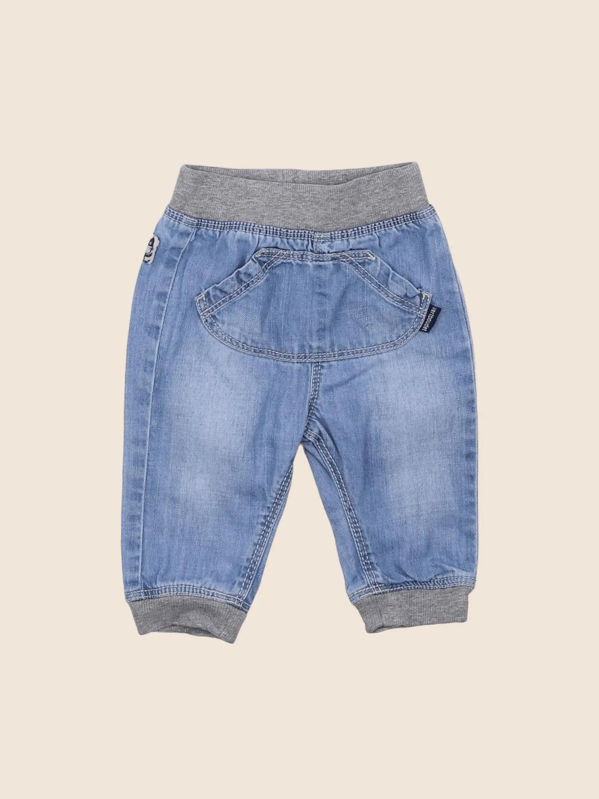 Vertbaudet - jegging bleu - 3 mois