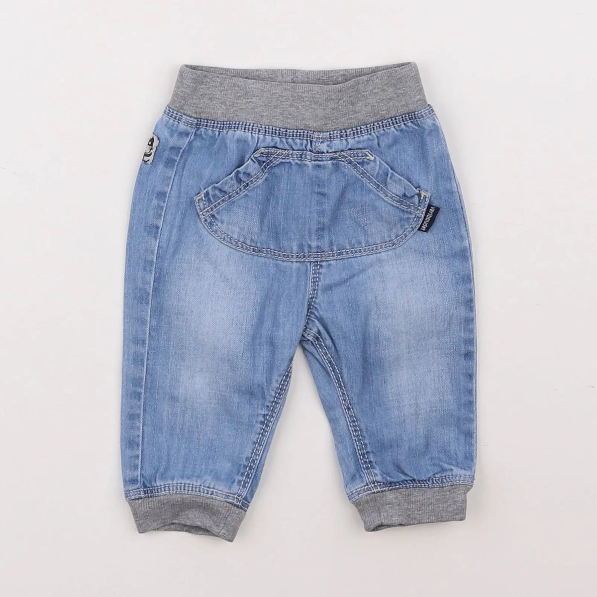 Vertbaudet - jegging bleu - 3 mois