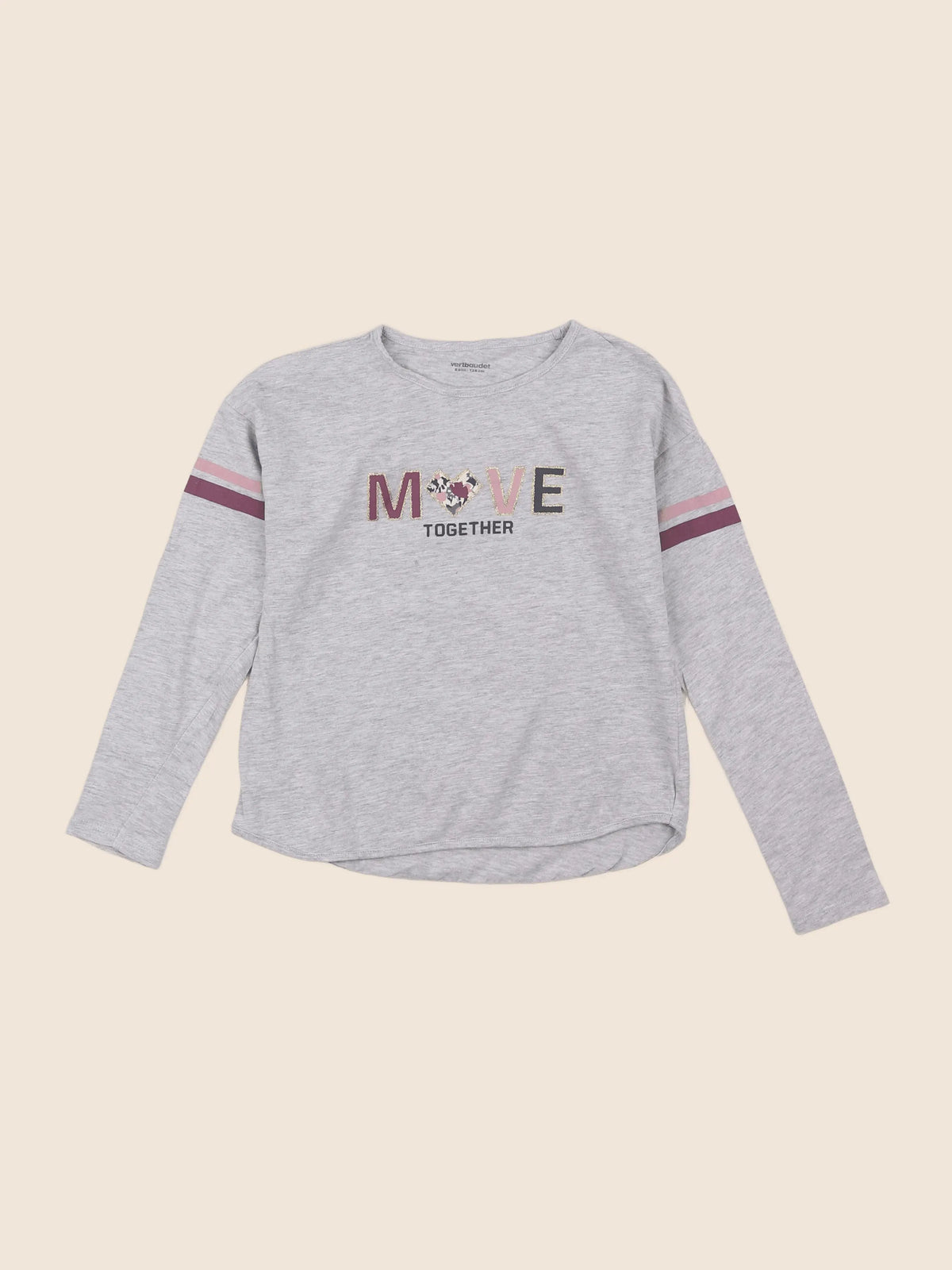 Vertbaudet - tee-shirt gris - 8 ans