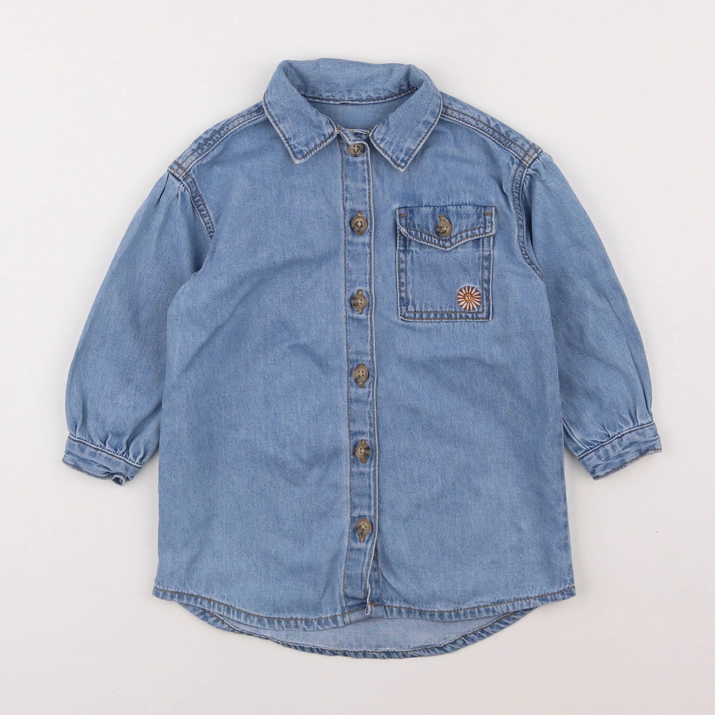 Vertbaudet - robe bleu - 3 ans