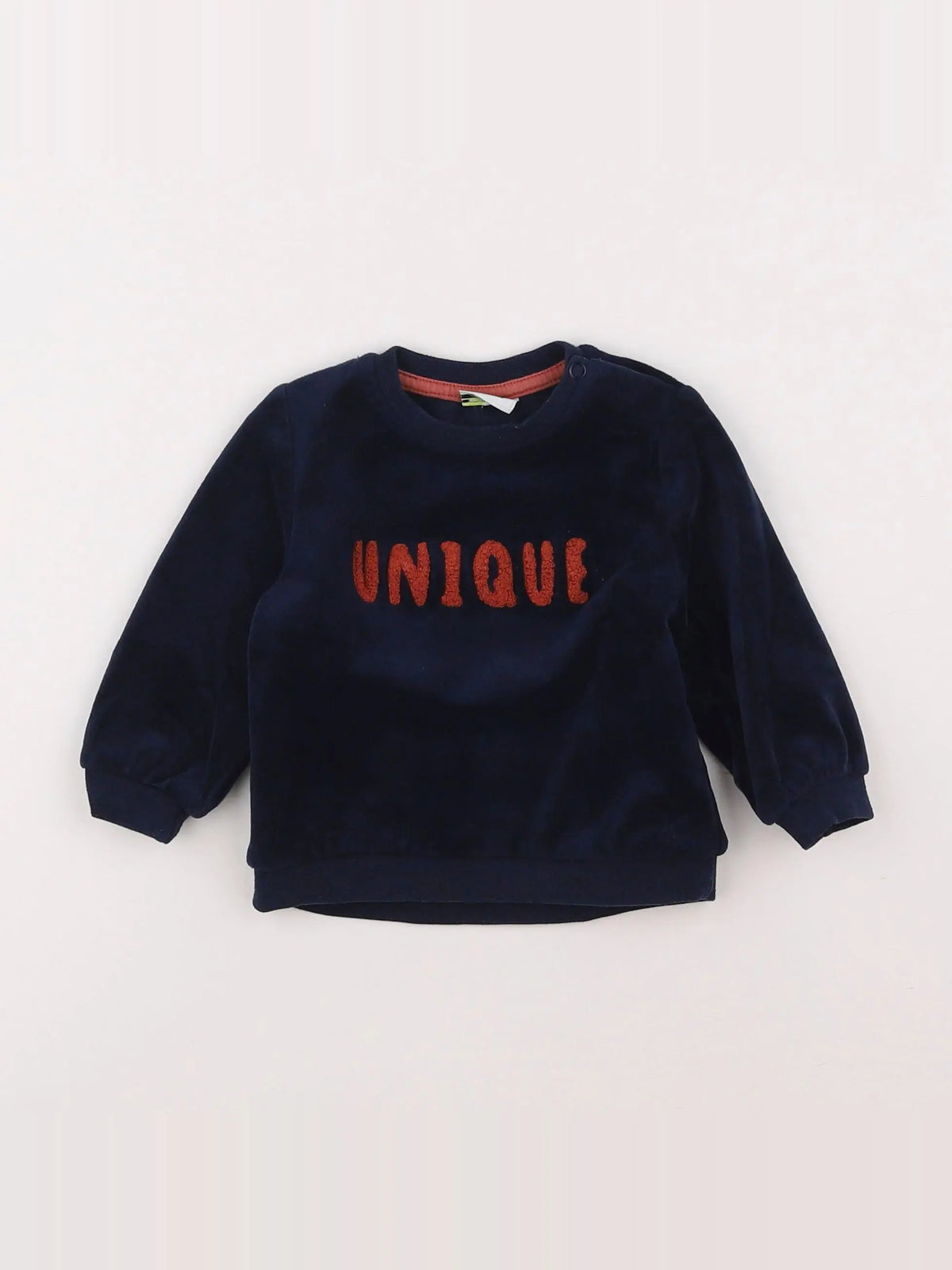 Tape à l'oeil - sweat bleu - 6 mois
