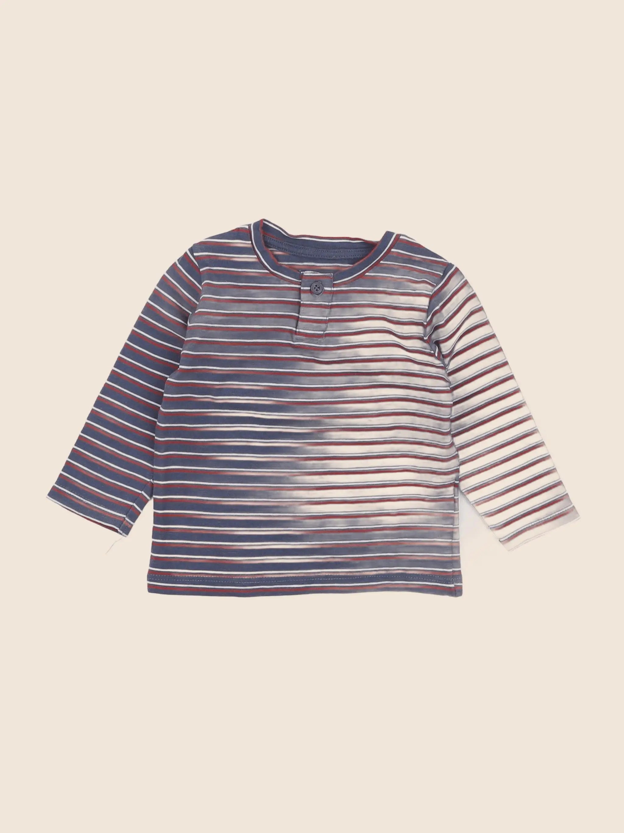 Vertbaudet - tee-shirt bleu - 9 mois