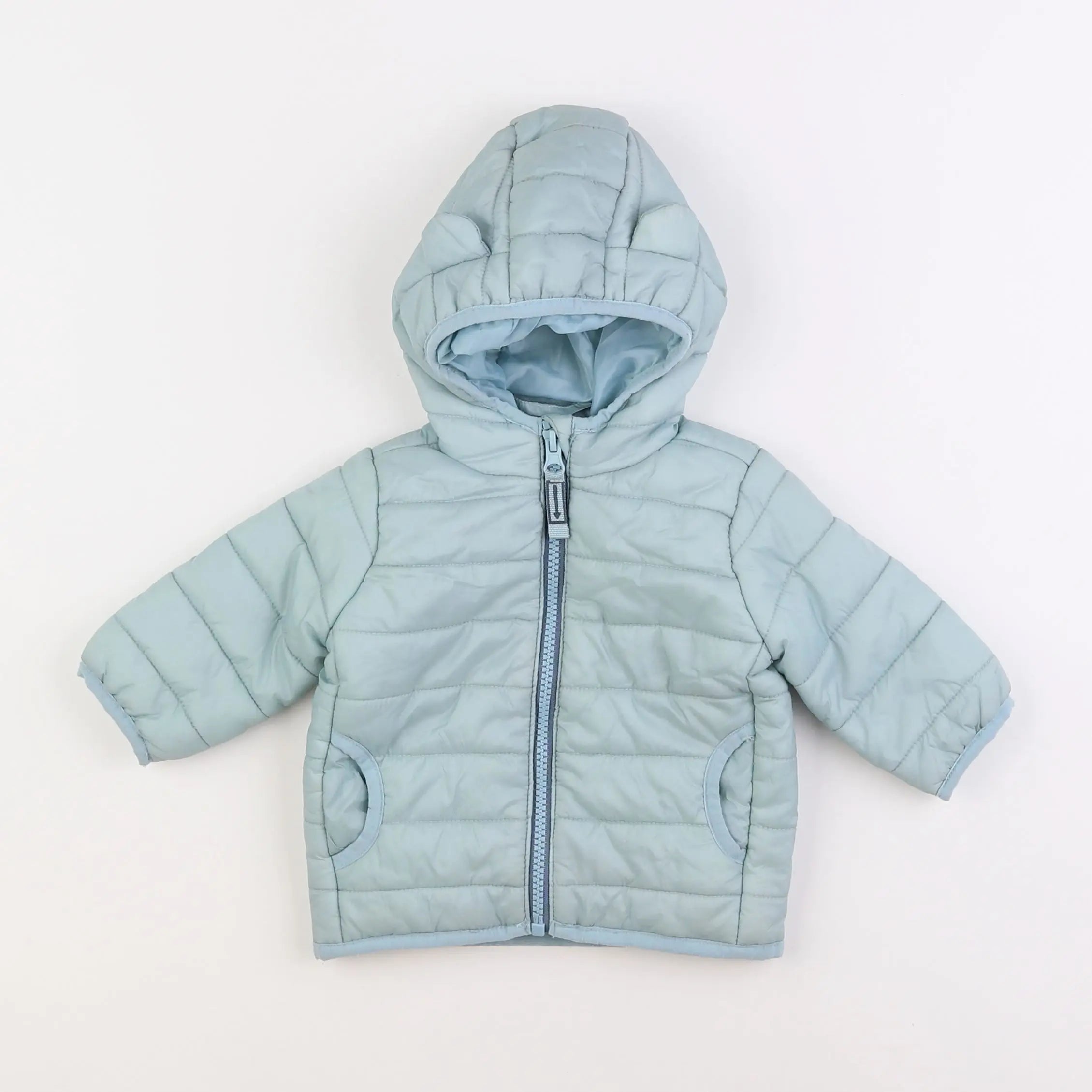 Vertbaudet - doudoune bleu - 3 mois