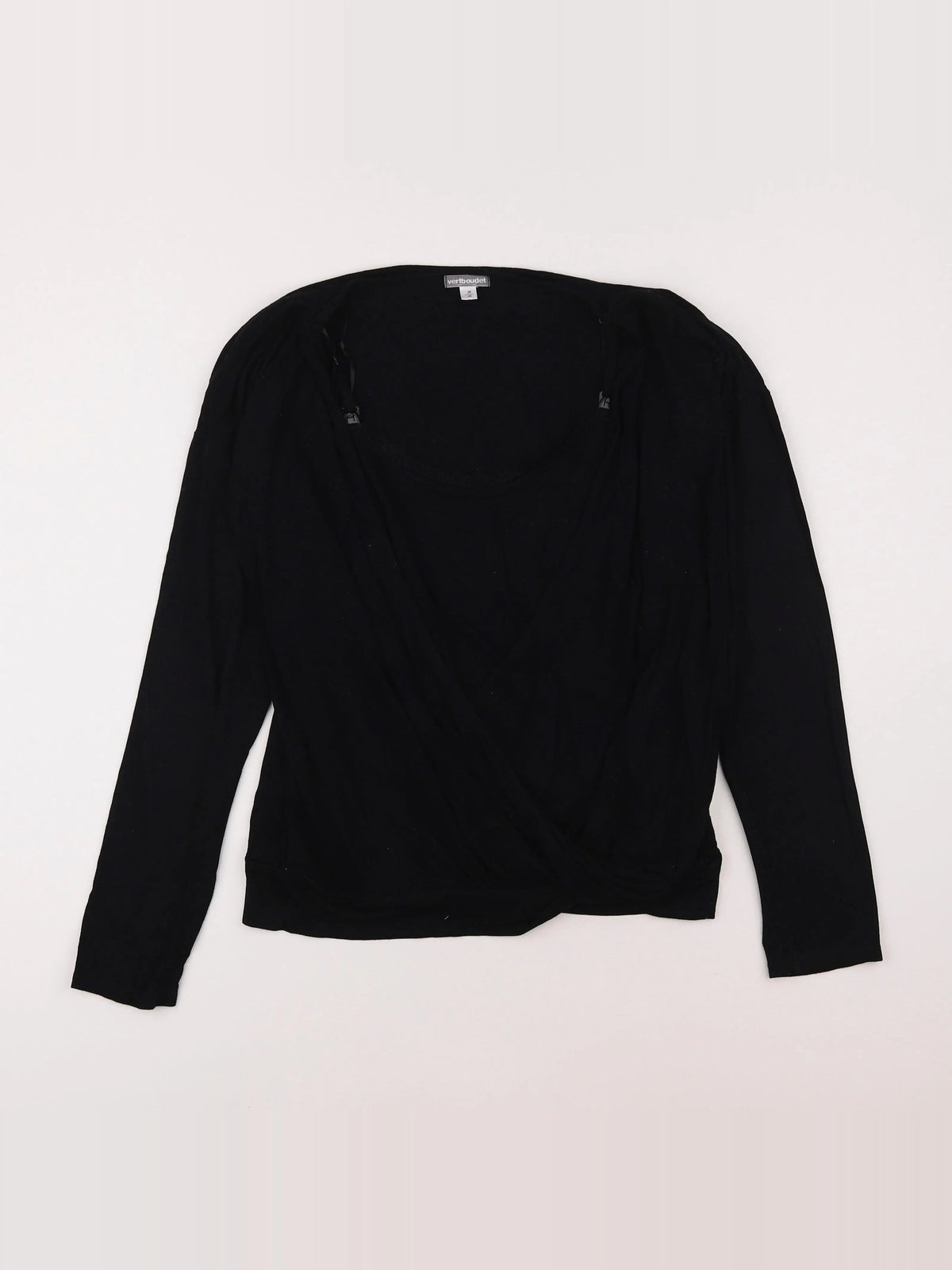 Vertbaudet - tee-shirt grossesse noir - 38 à 40