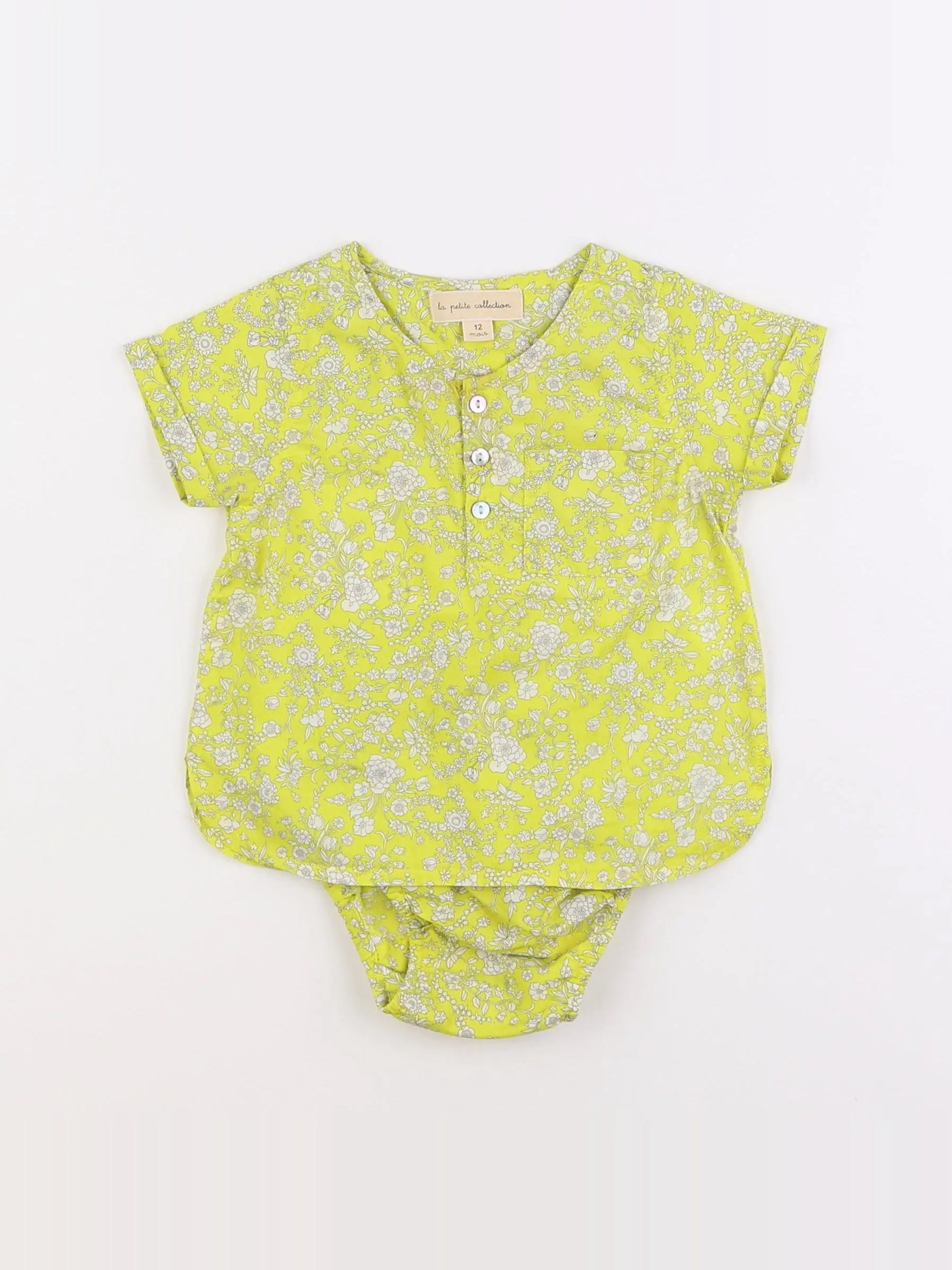 La Petite Collection - robe jaune - 6/12 mois