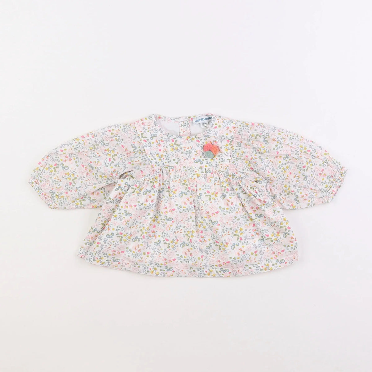 Vertbaudet - blouse multicolore - 3 mois