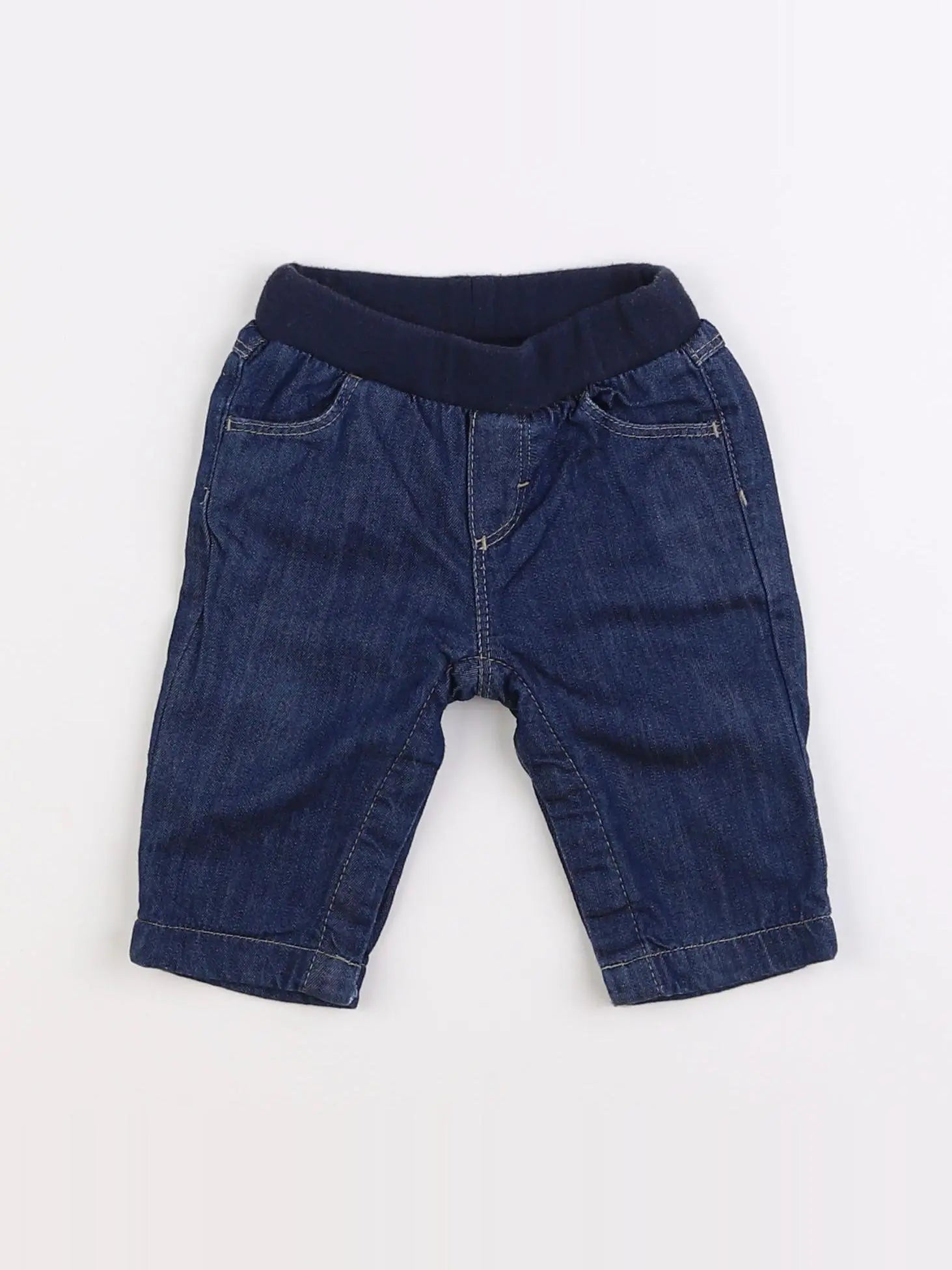 Petit Bateau - jean bleu - 1 mois