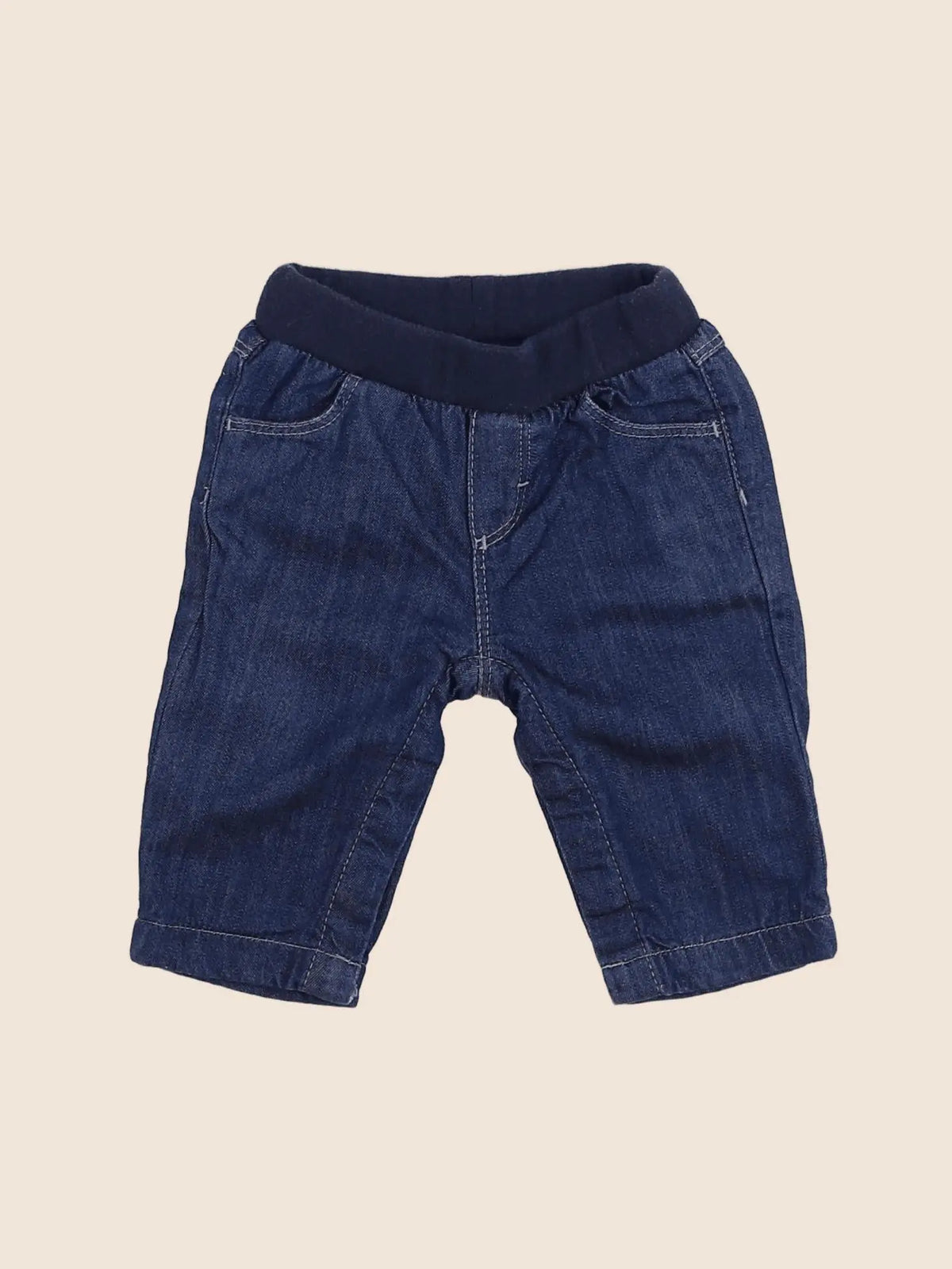 Petit Bateau - jean bleu - 1 mois