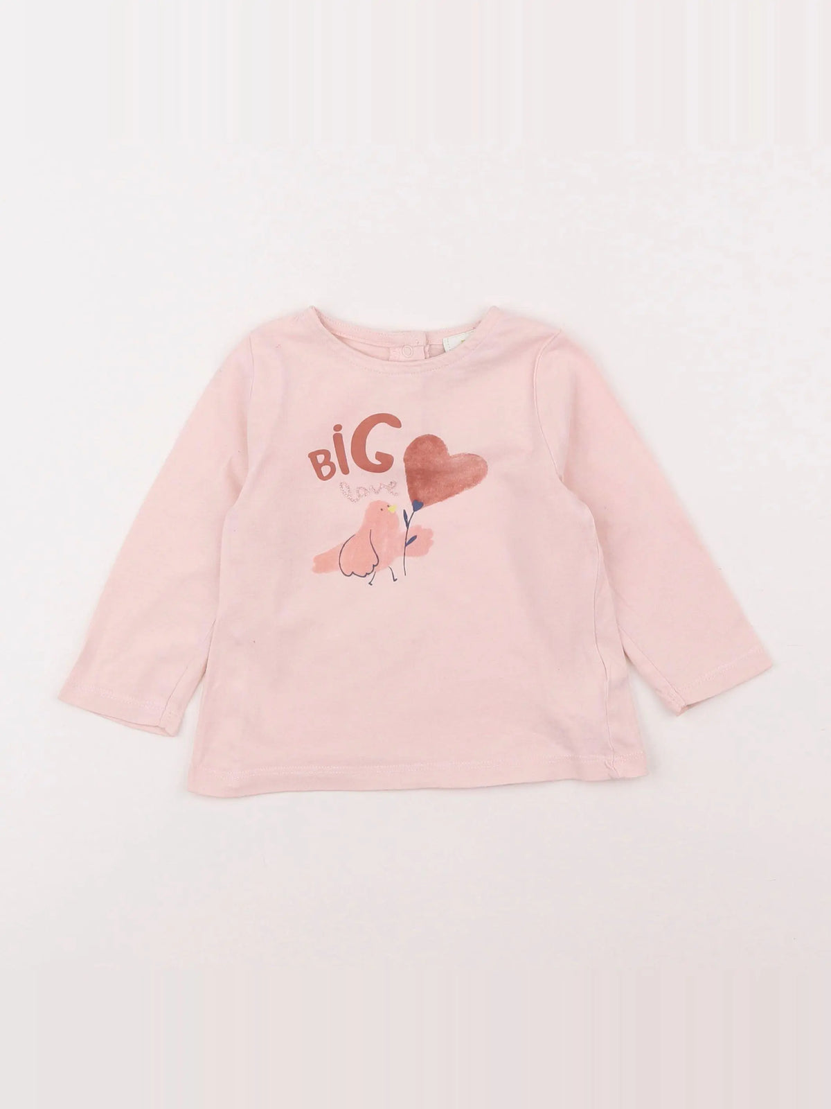 Tape à l'oeil - tee-shirt rose - 9 mois