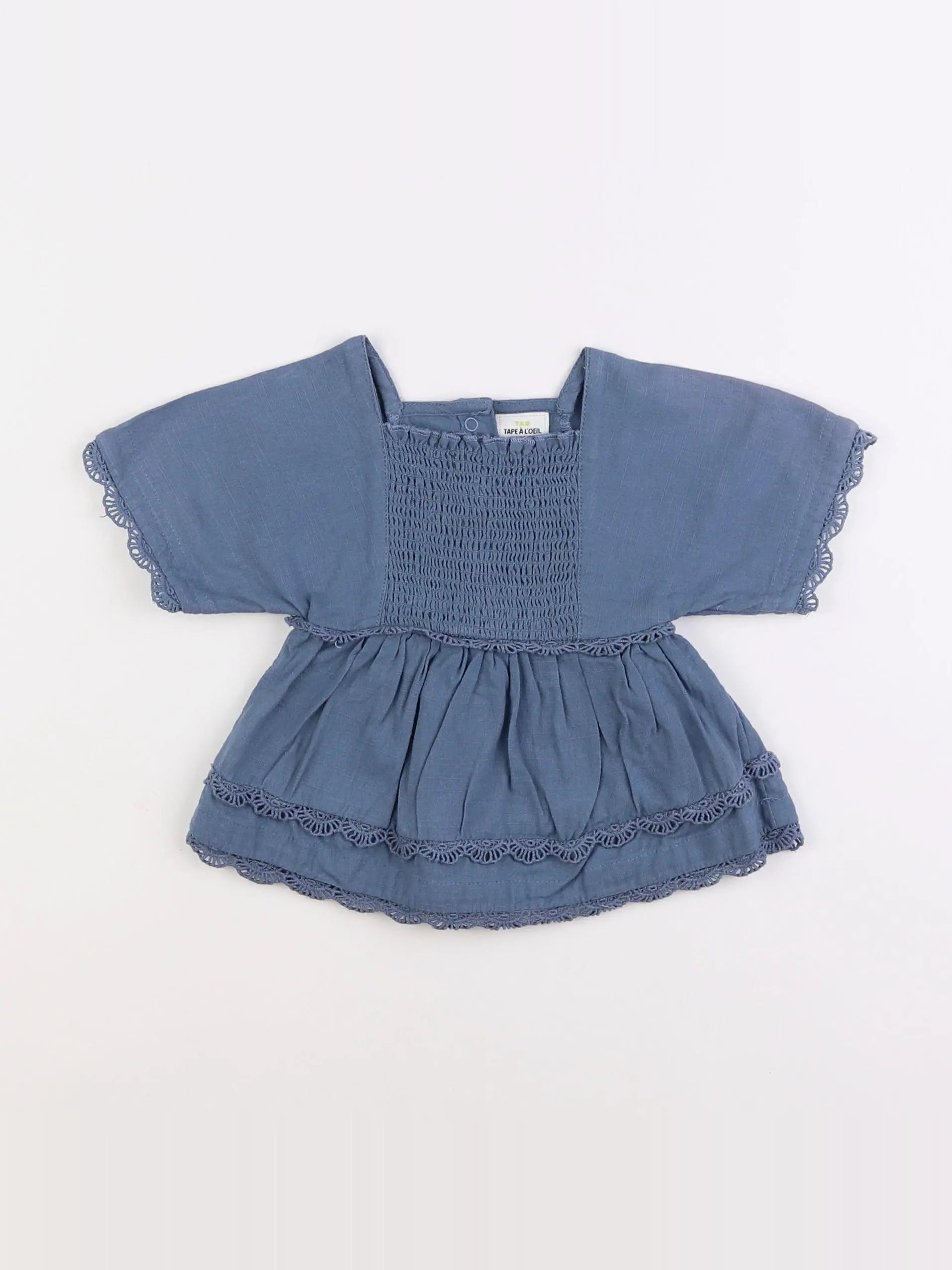 Tape à l'oeil - robe gris - 3 mois