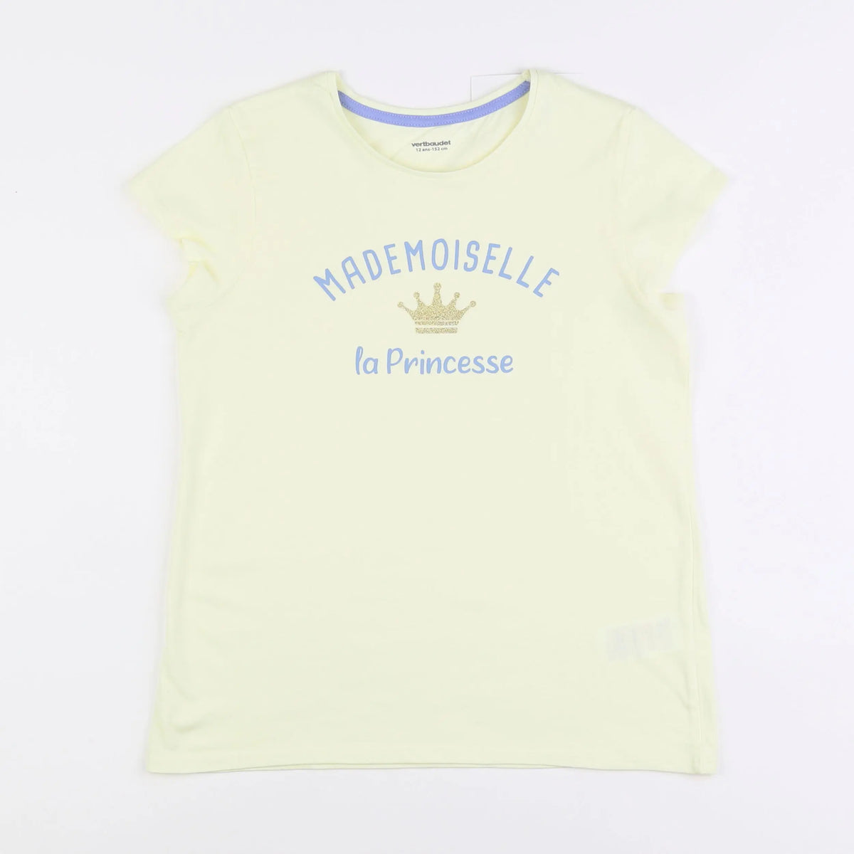 Vertbaudet - tee-shirt jaune - 12 ans
