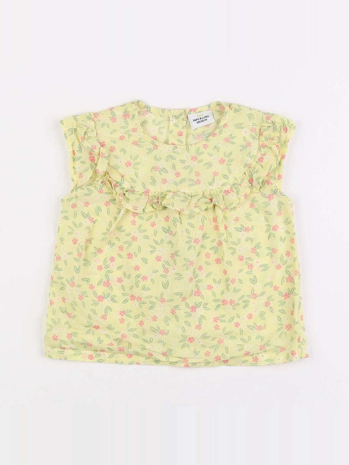 Tape à l'oeil - blouse jaune - 18 mois