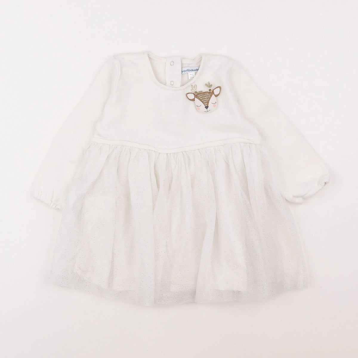 Vertbaudet - robe blanc - 3 ans
