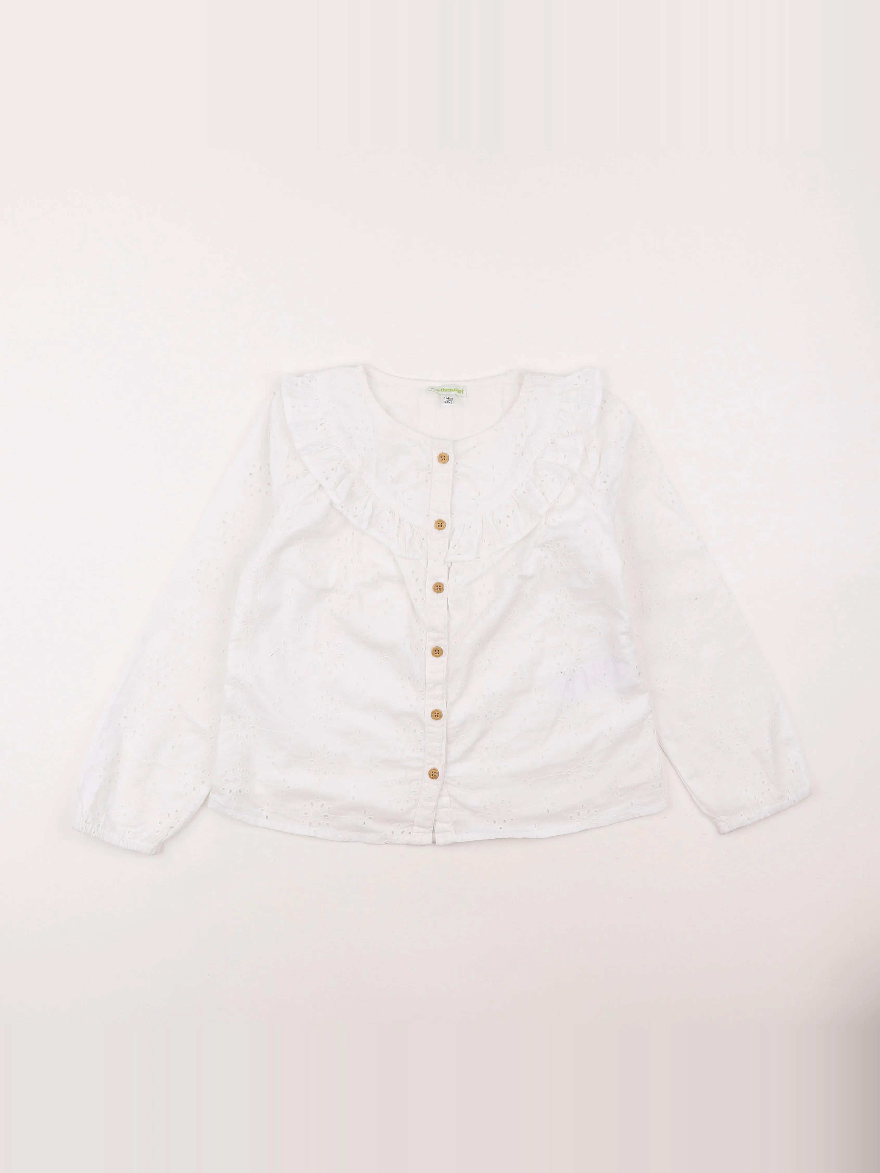 Vertbaudet - blouse blanc - 9 ans