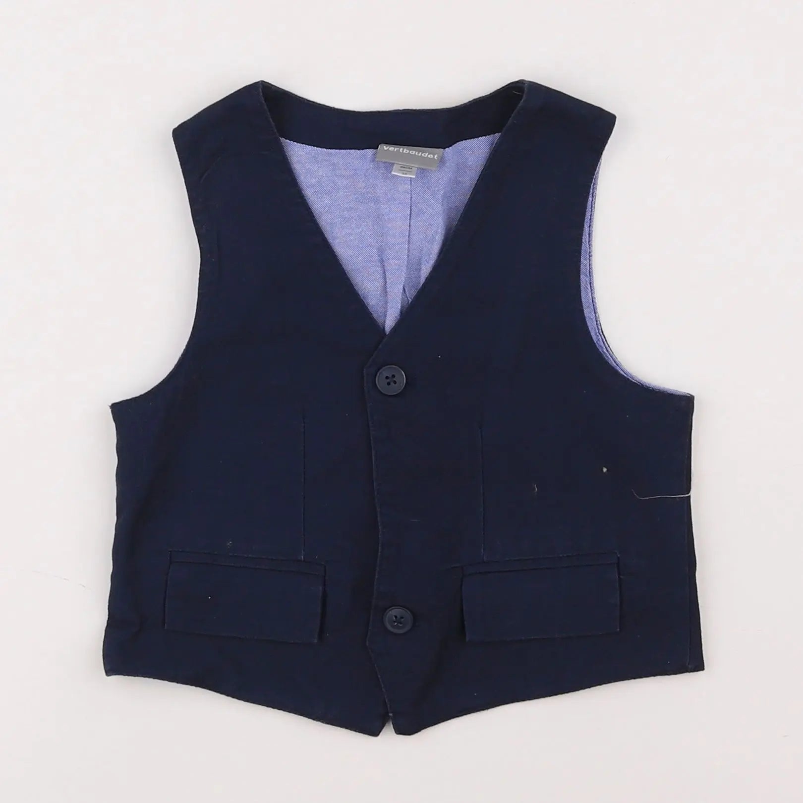 Vertbaudet - gilet bleu - 3 ans