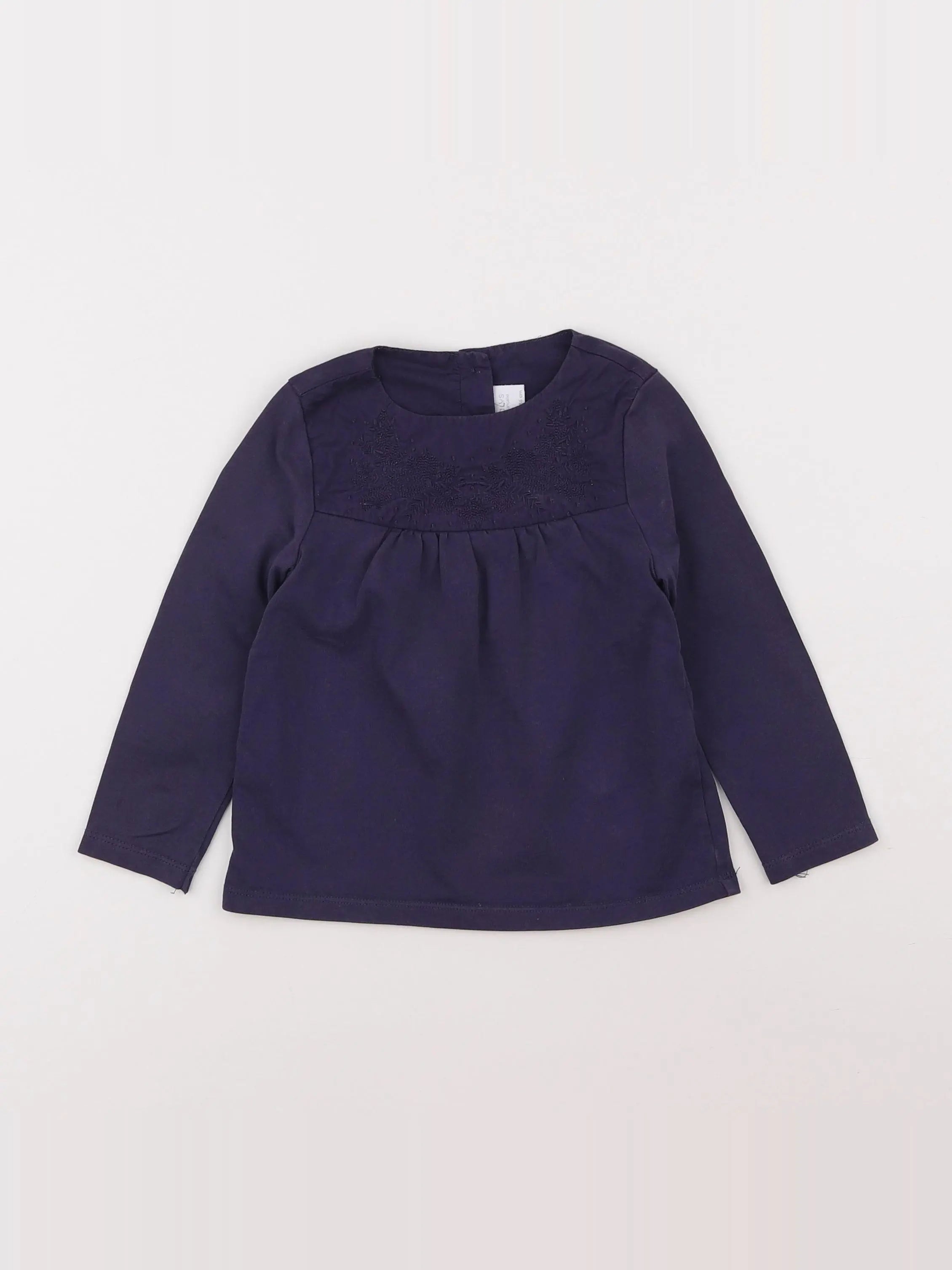 Natalys - blouse bleu - 2 ans