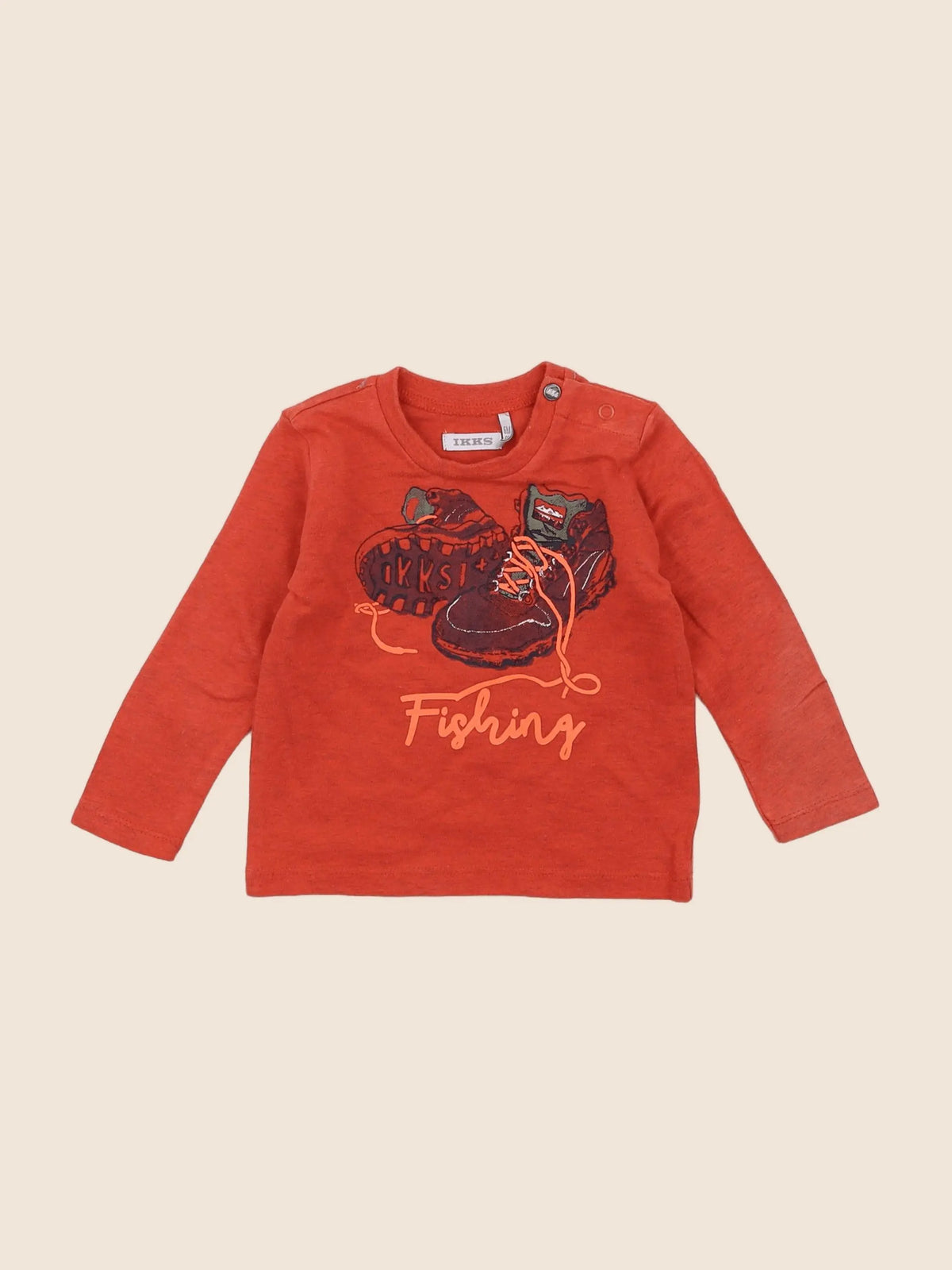 IKKS - tee-shirt rouge - 6 mois