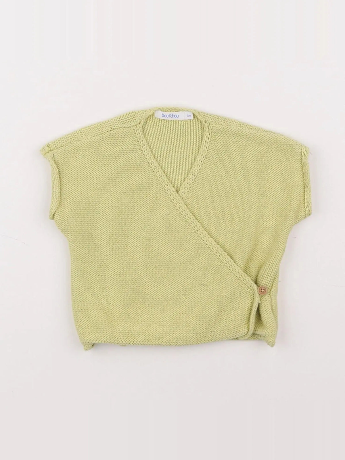 Boutchou - gilet jaune - 3 mois