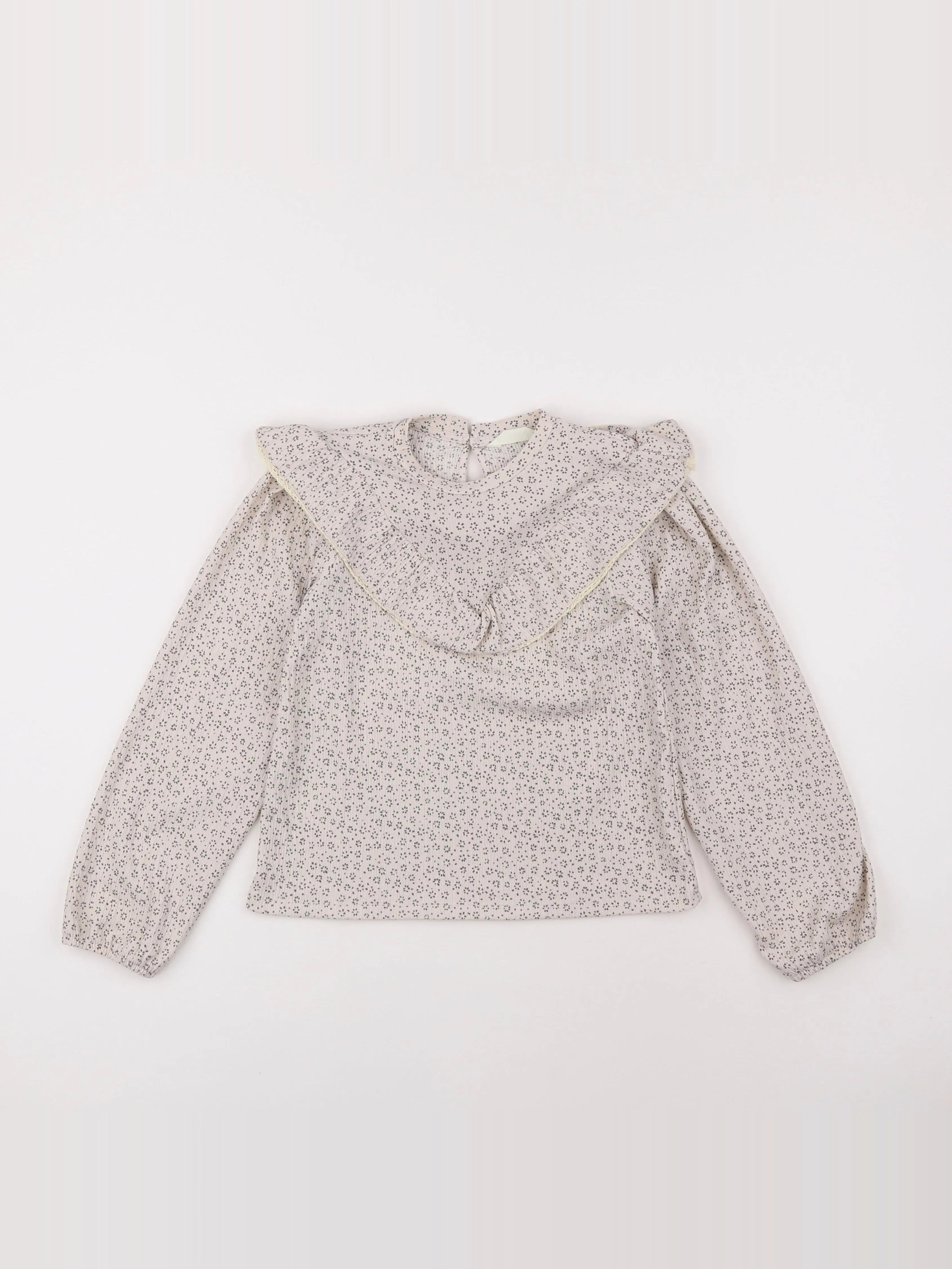 H&M - blouse beige - 9/10 ans