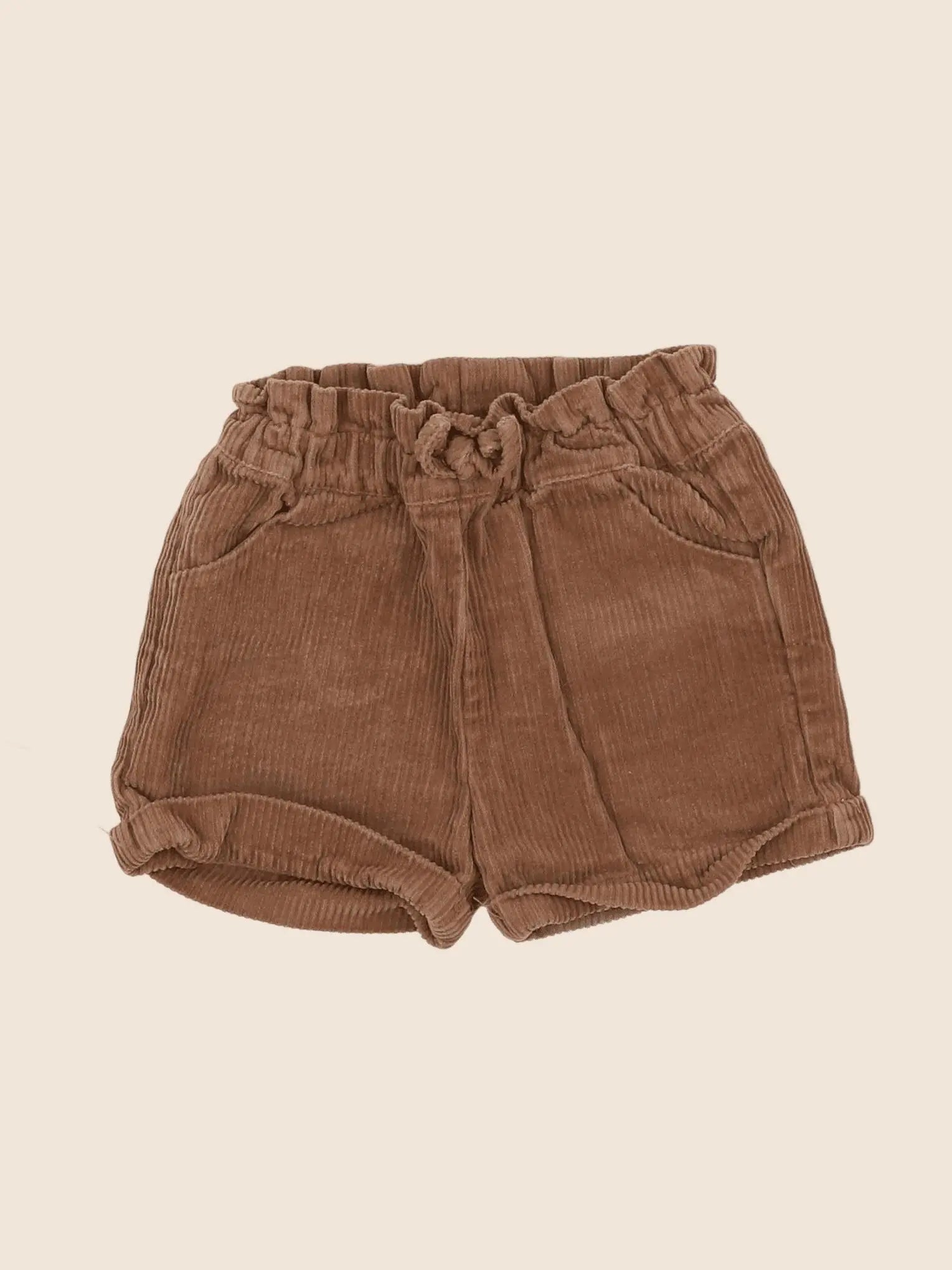 Vertbaudet - short marron - 12 mois