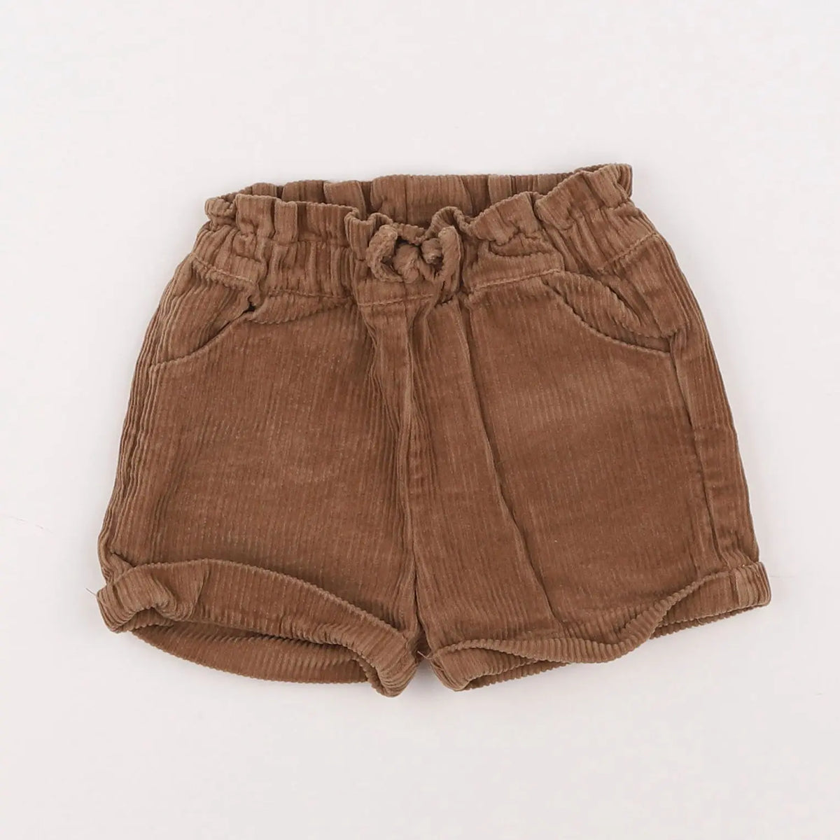 Vertbaudet - short marron - 12 mois