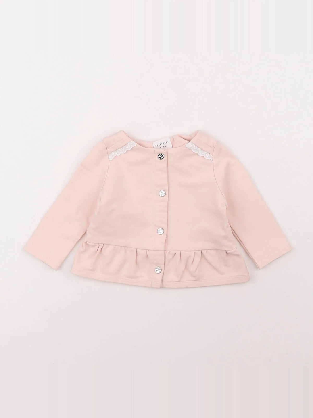 Carrément Beau - sweat rose - 6 mois