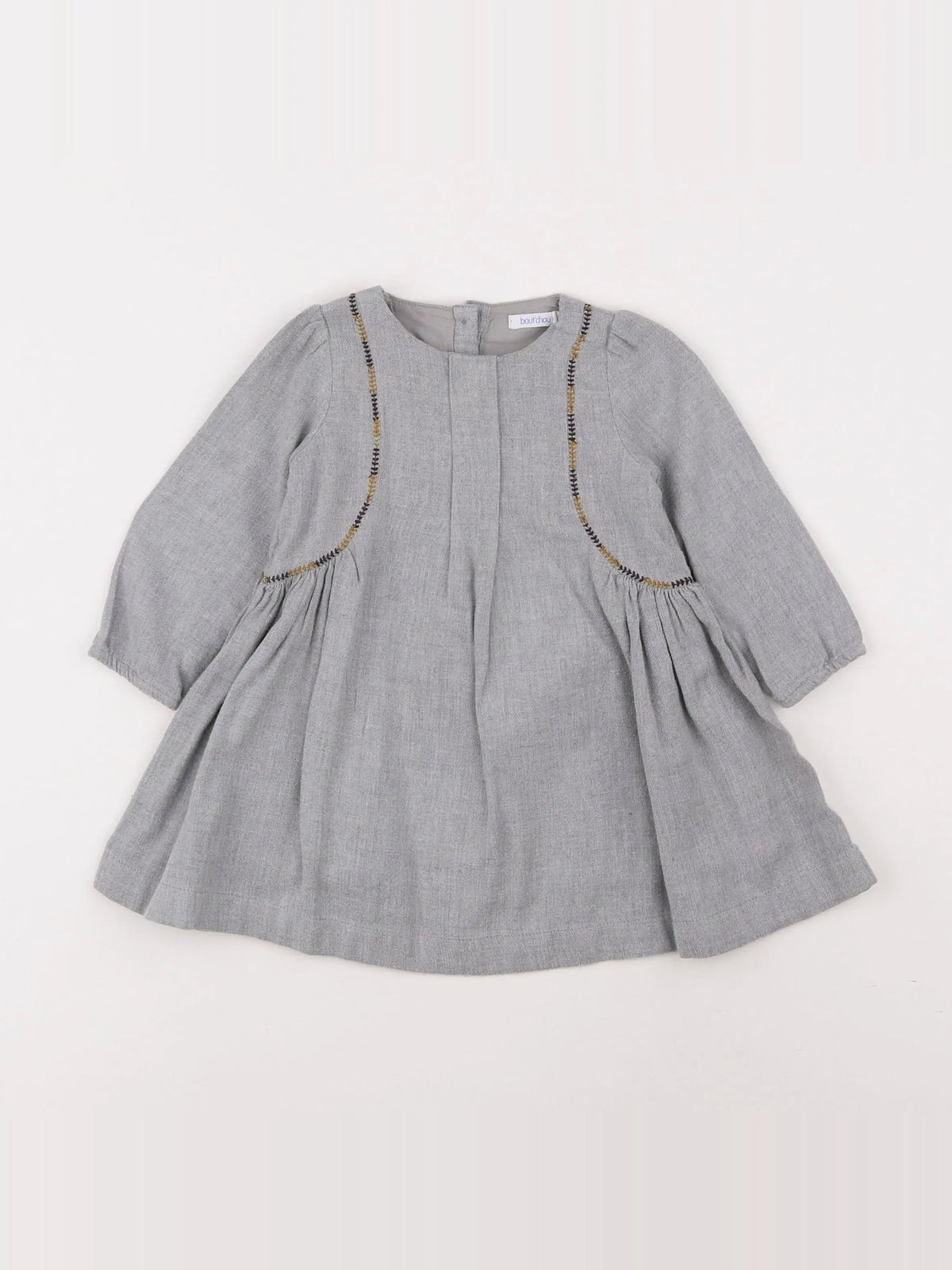Boutchou - robe gris - 6 mois