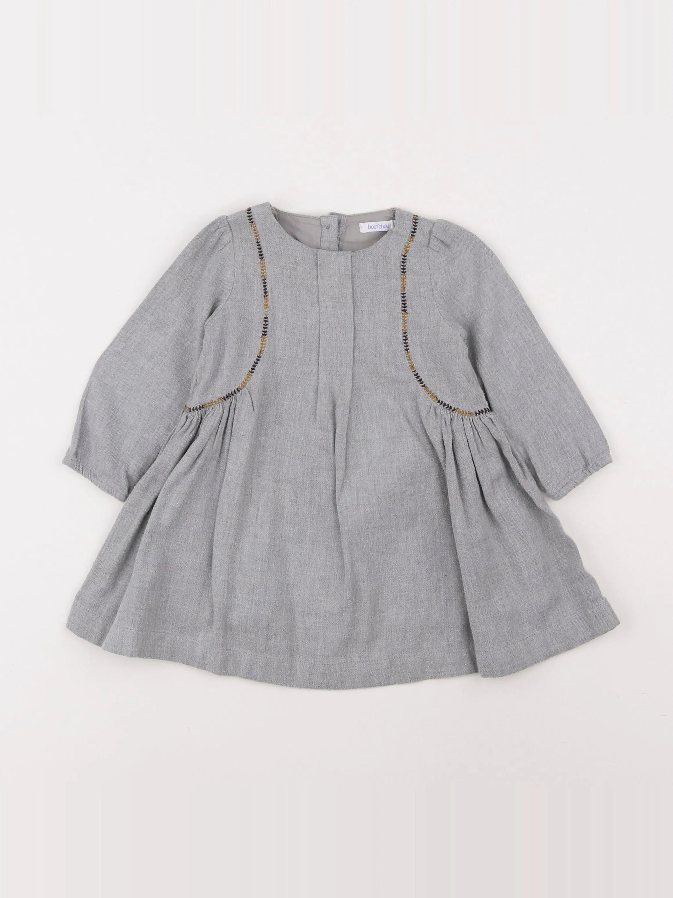 Boutchou - robe gris - 6 mois