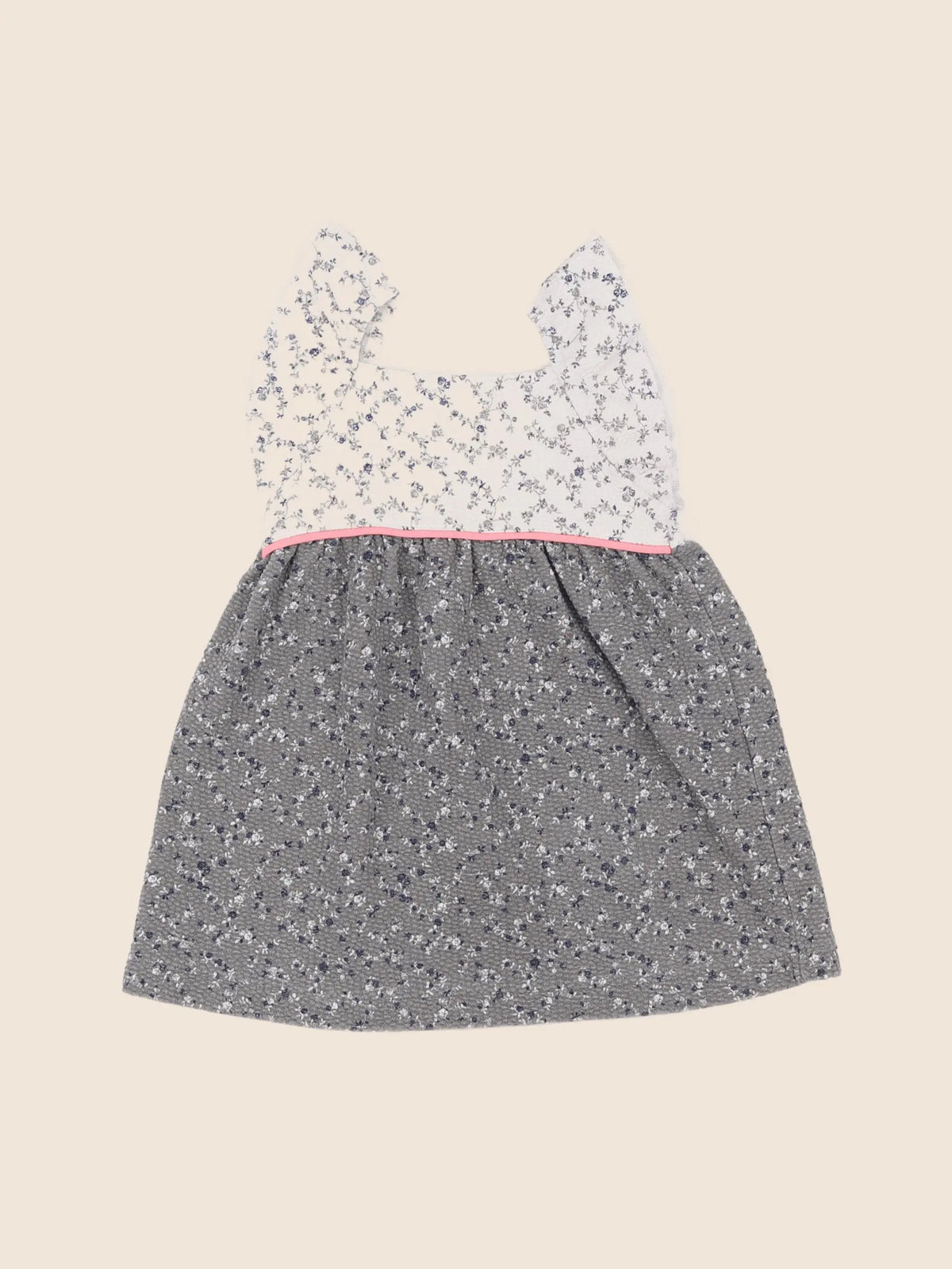 Zara - robe gris - 9/12 mois