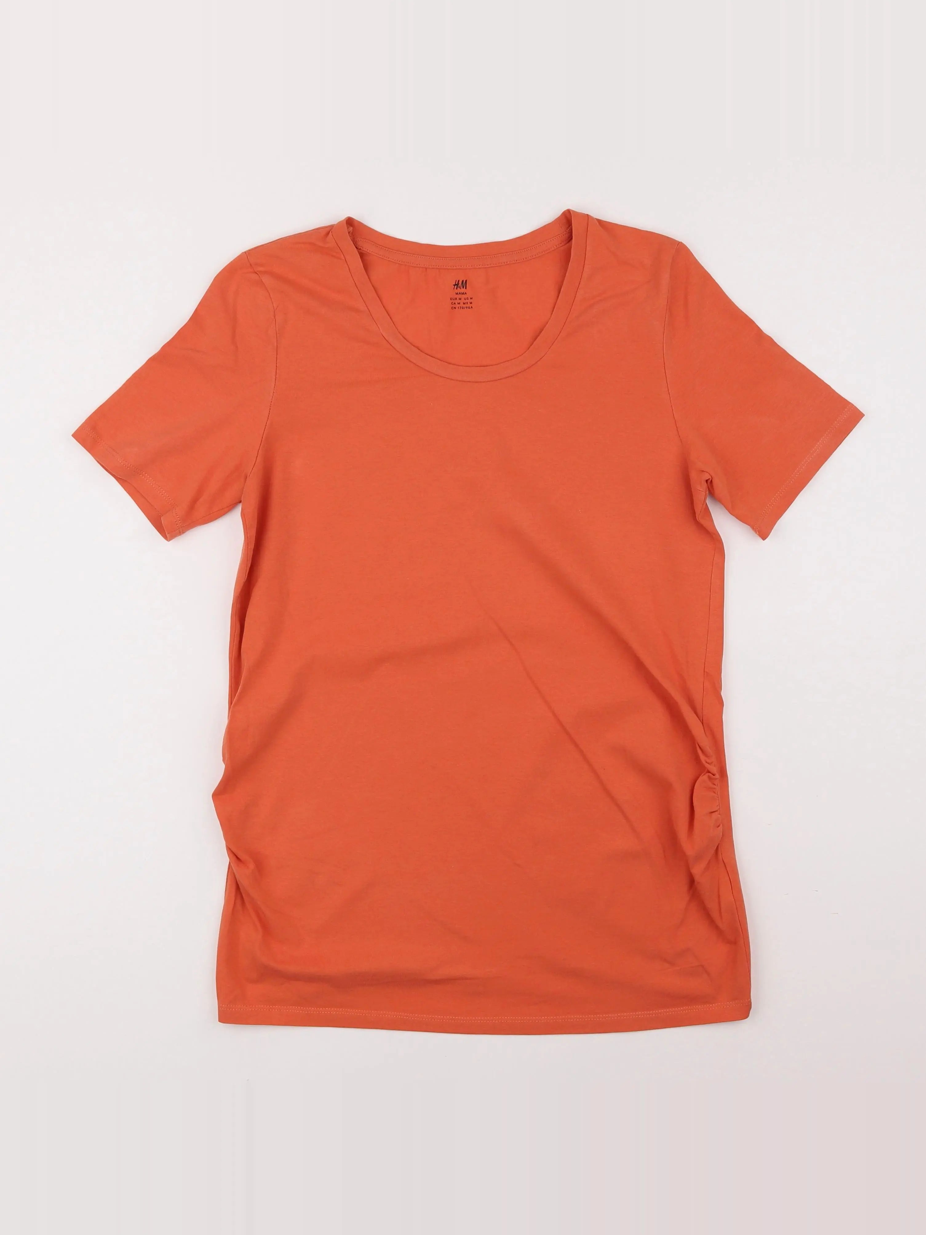 H&M - tee-shirt grossesse orange - m