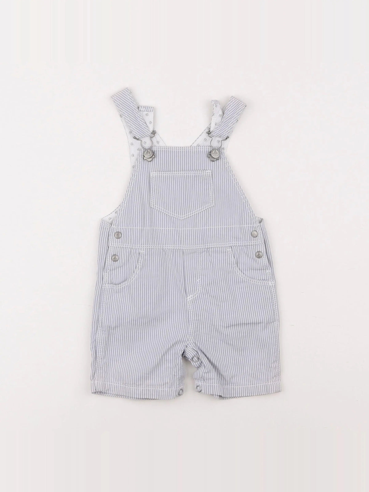 Petit Bateau - salopette bleu - 6 mois