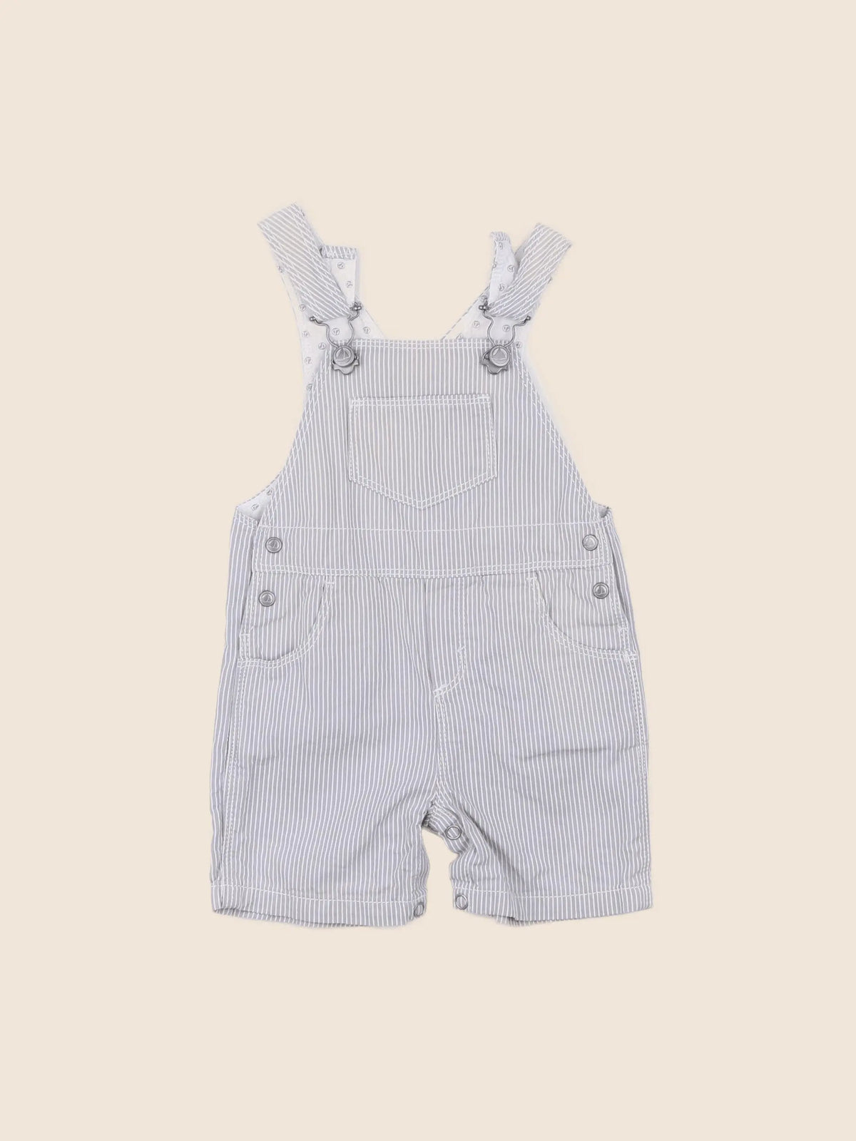 Petit Bateau - salopette bleu - 6 mois