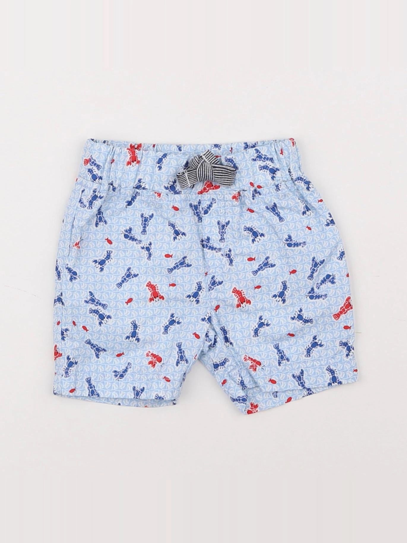 Petit Bateau - maillot de bain bleu - 6 mois