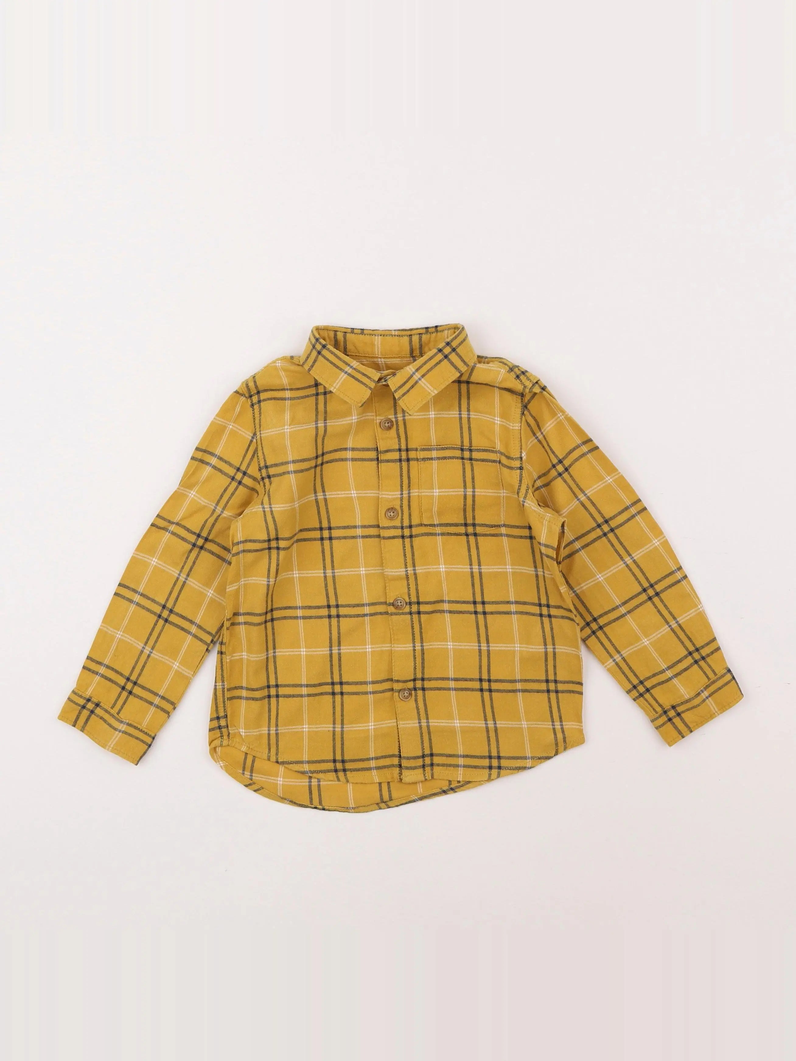 Zara - chemise jaune - 2/3 ans