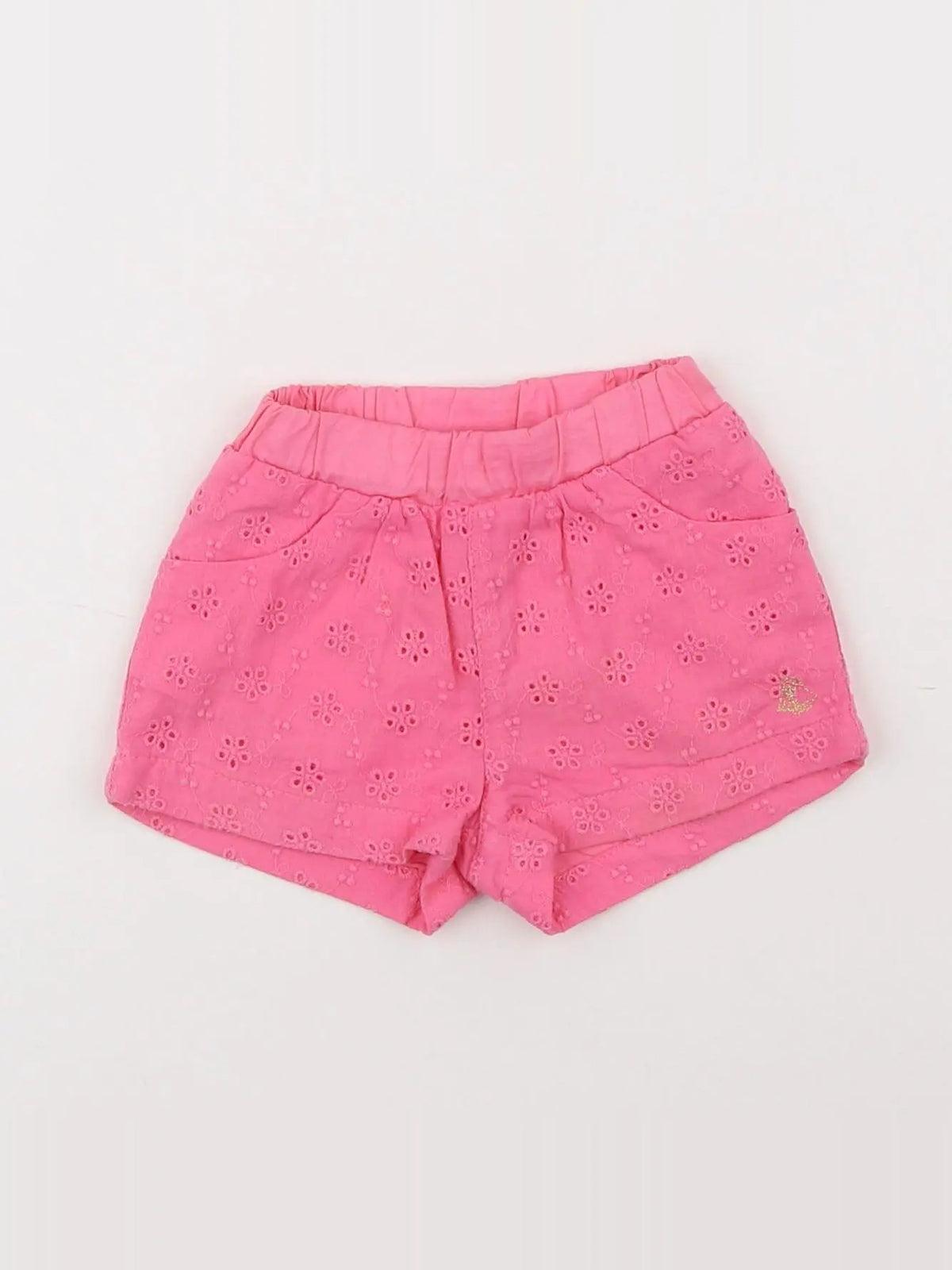 Petit Bateau - short rose - 3 mois