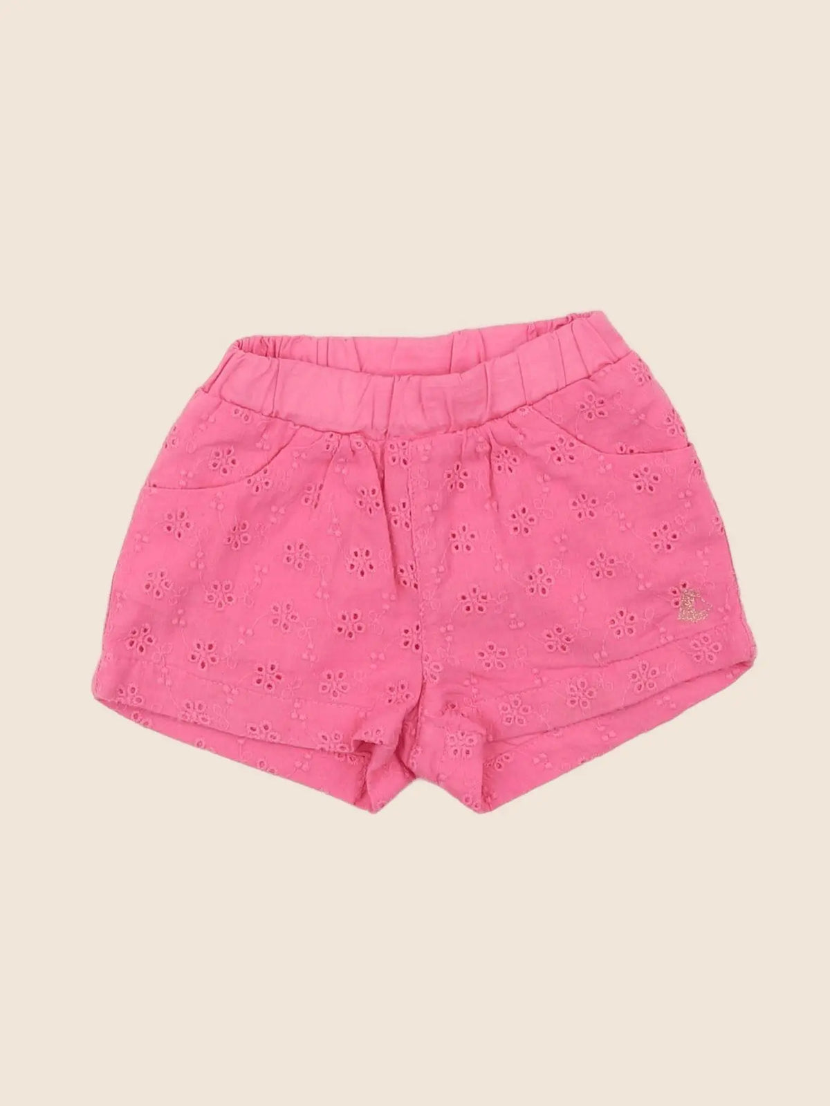 Petit Bateau - short rose - 3 mois