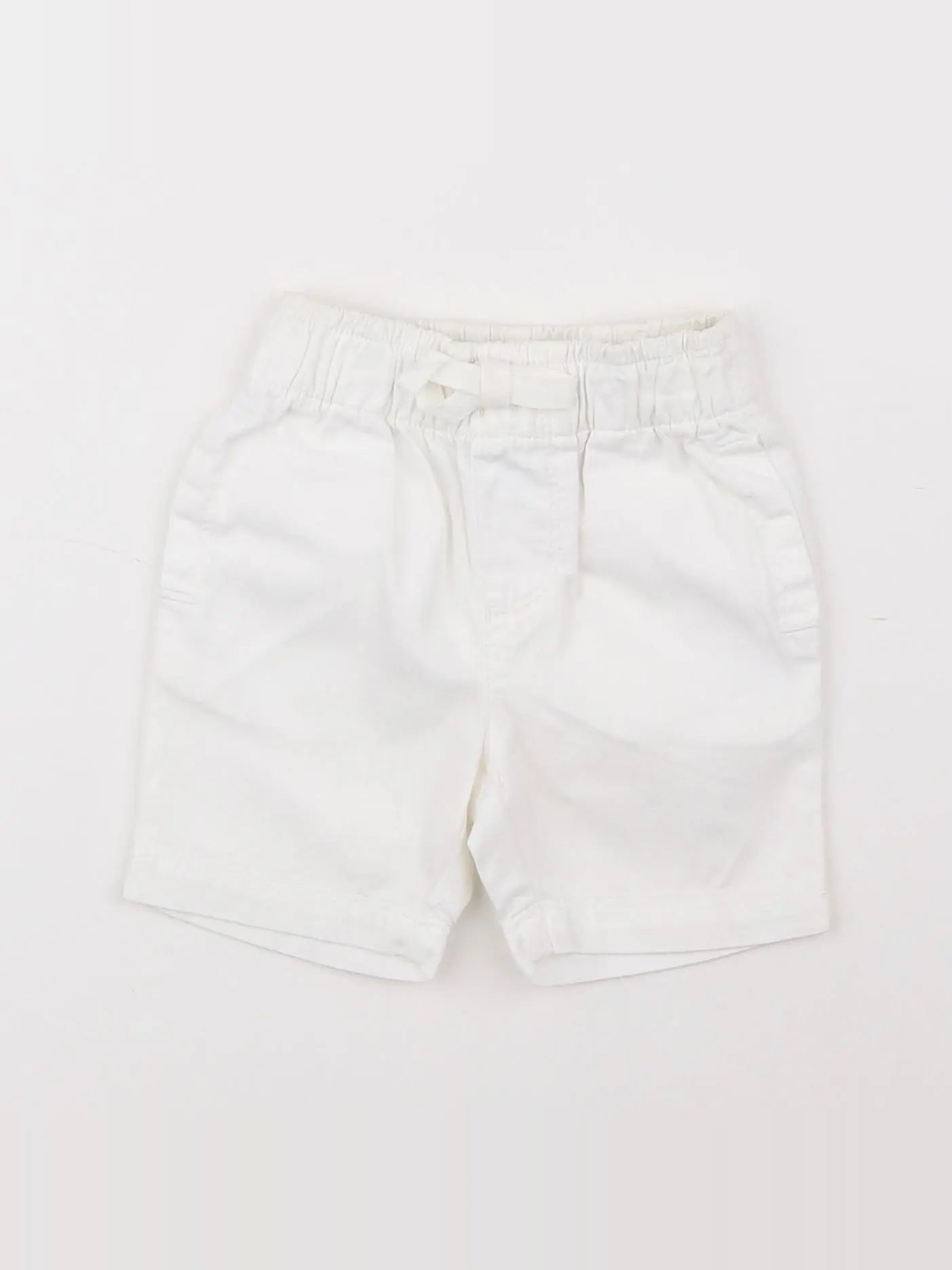 Petit Bateau - short blanc - 12 mois