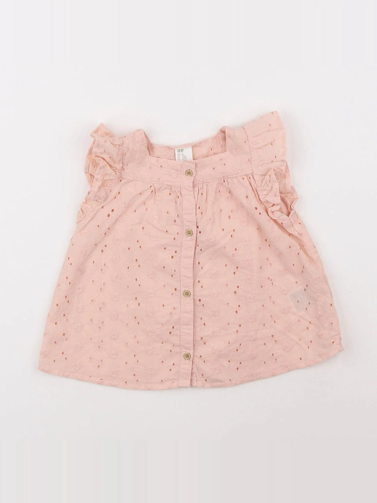 H&M - robe rose - 9/12 mois