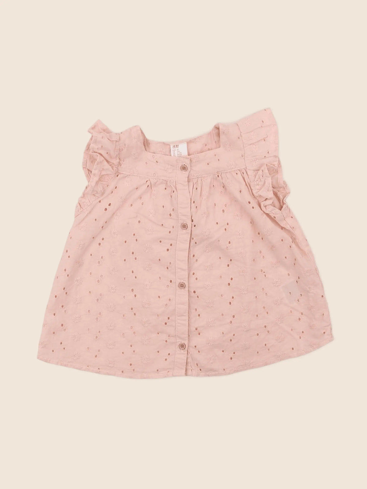 H&M - robe rose - 9/12 mois