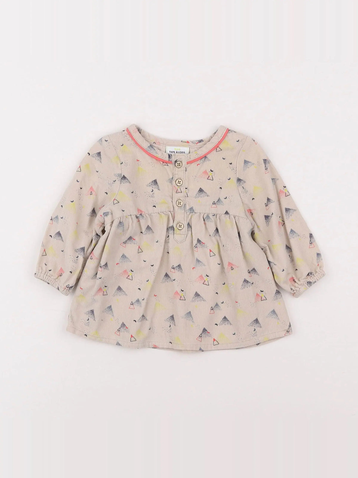 Tape à l'oeil - robe marron - 3 mois