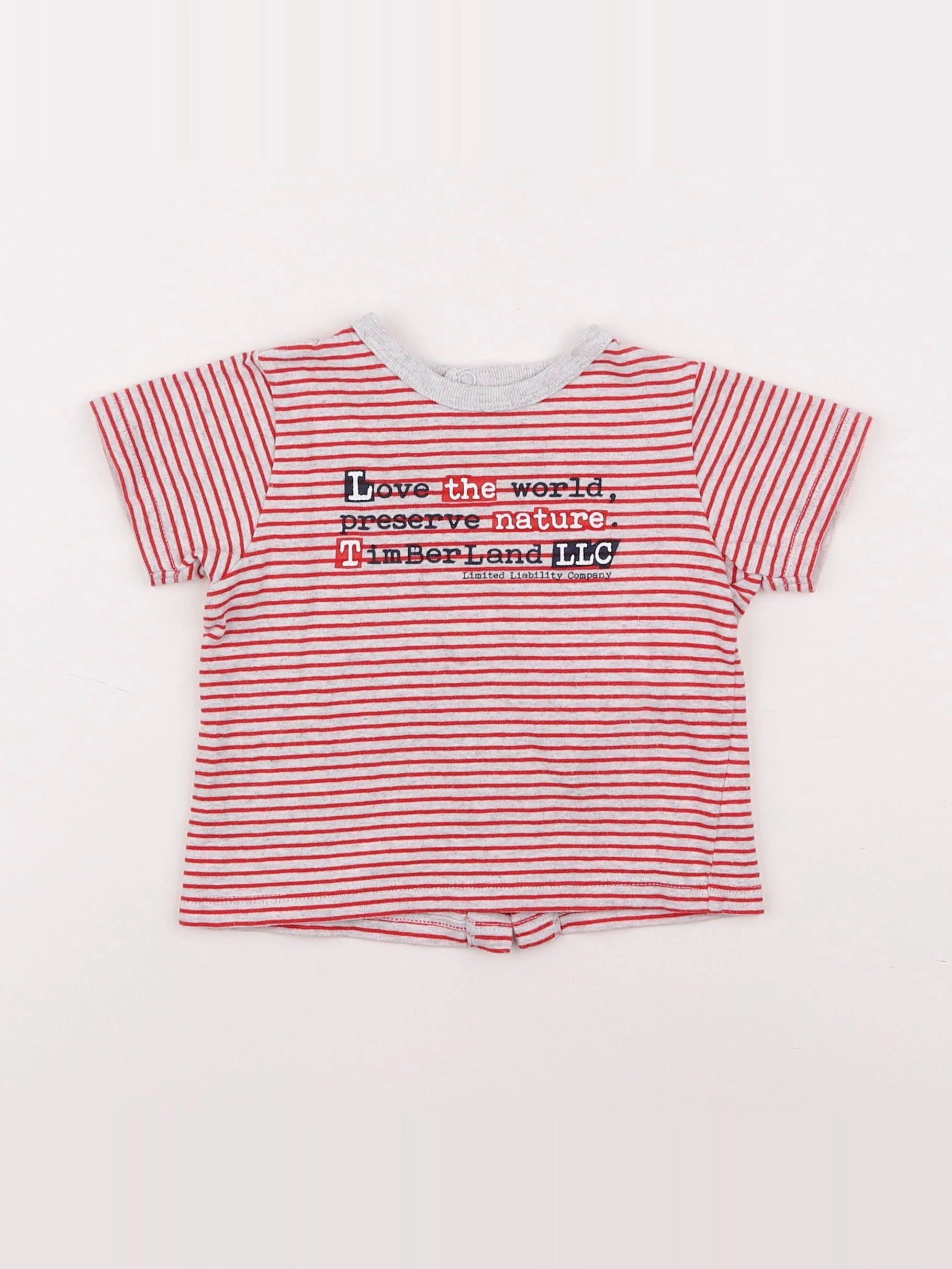 Timberland - tee-shirt rouge - 3 mois