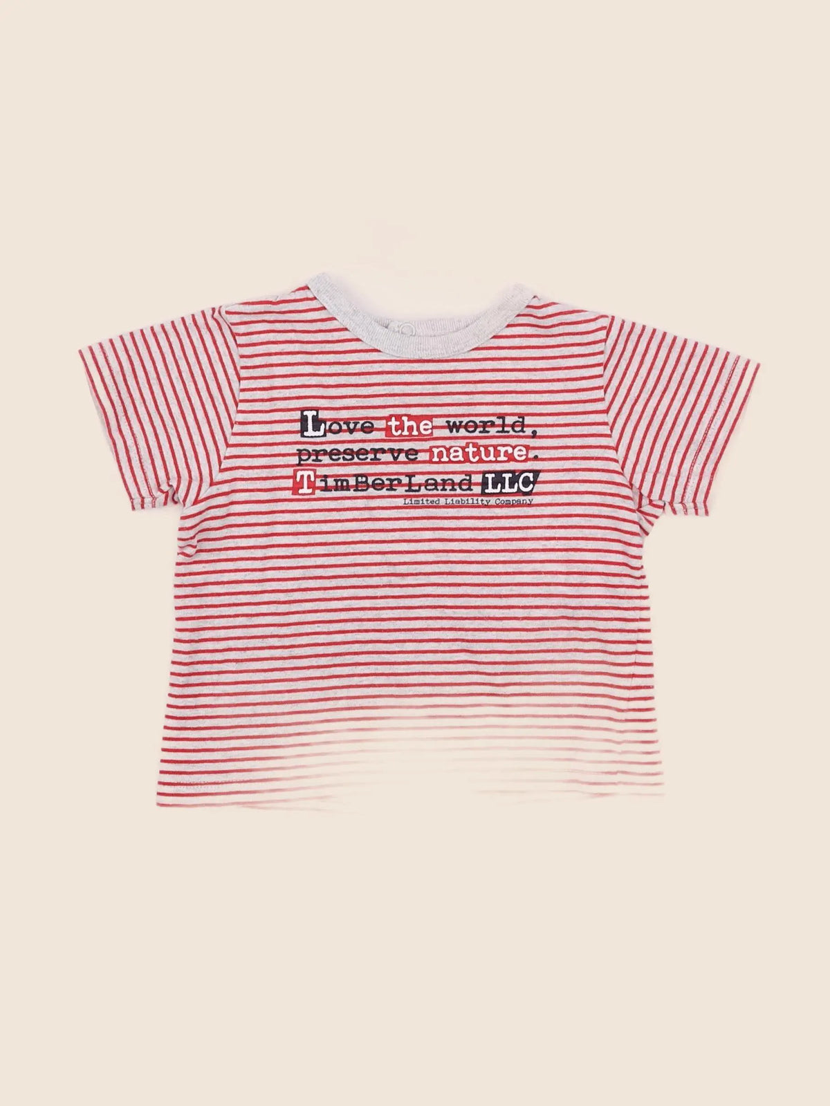 Timberland - tee-shirt rouge - 3 mois