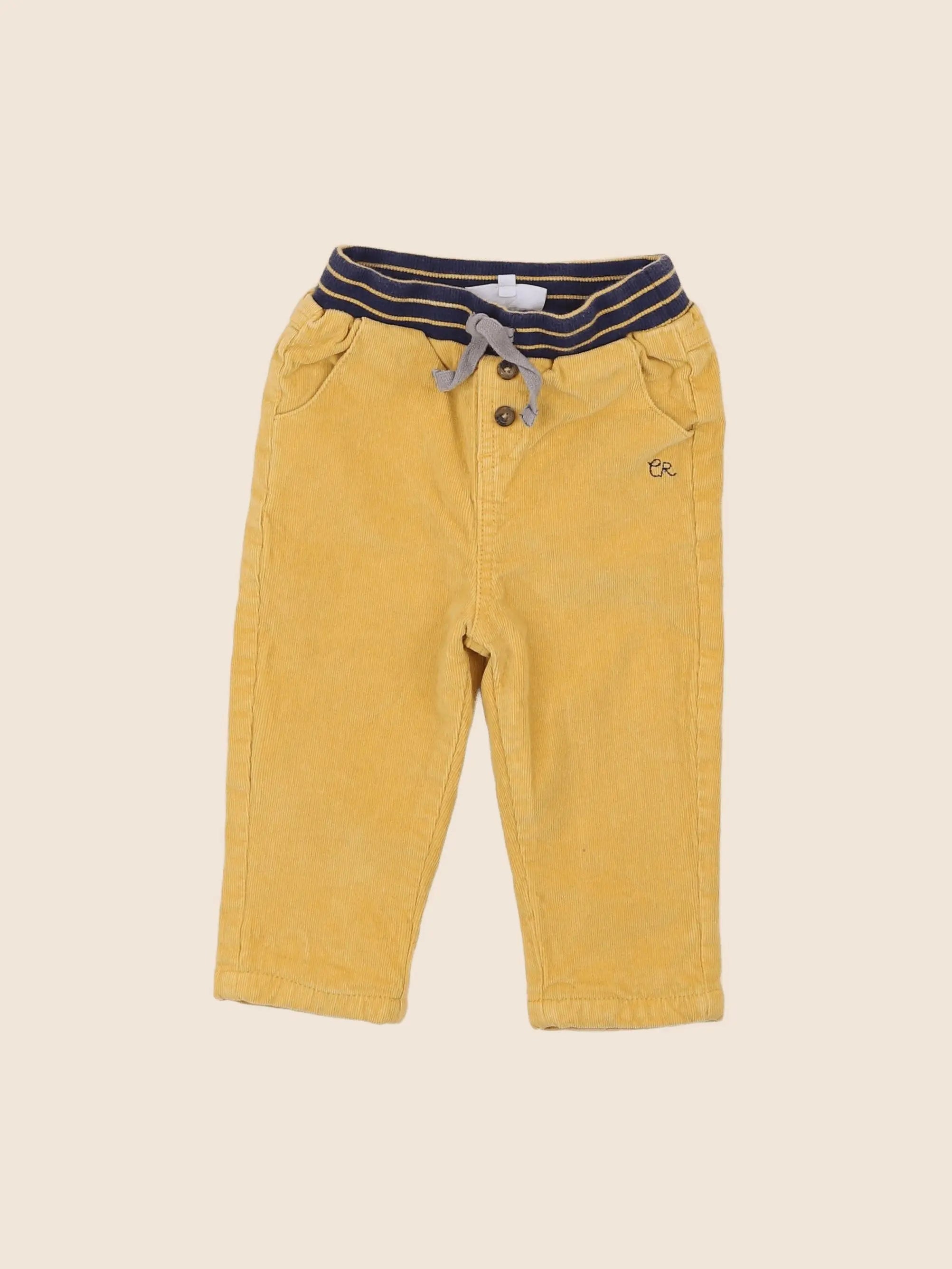 Cadet Rousselle - pantalon jaune - 12 mois