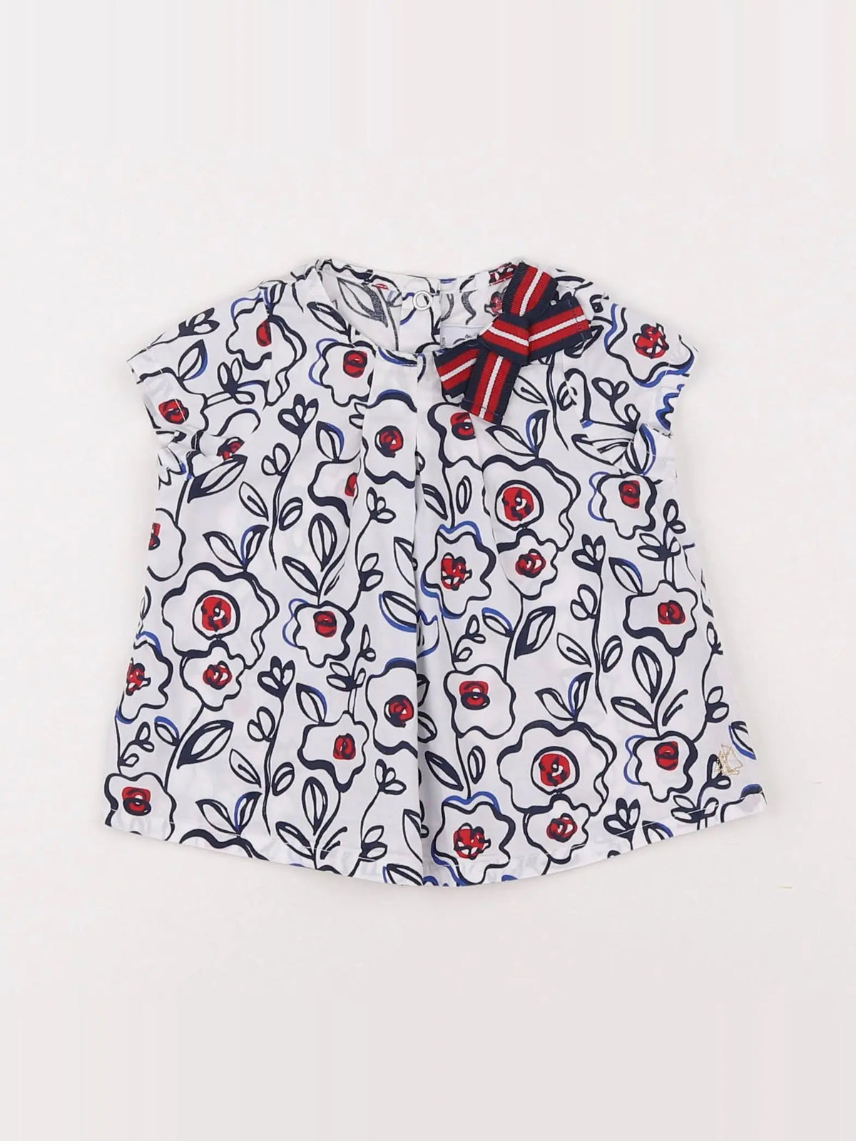 Petit Bateau - blouse multicolore - 3 mois