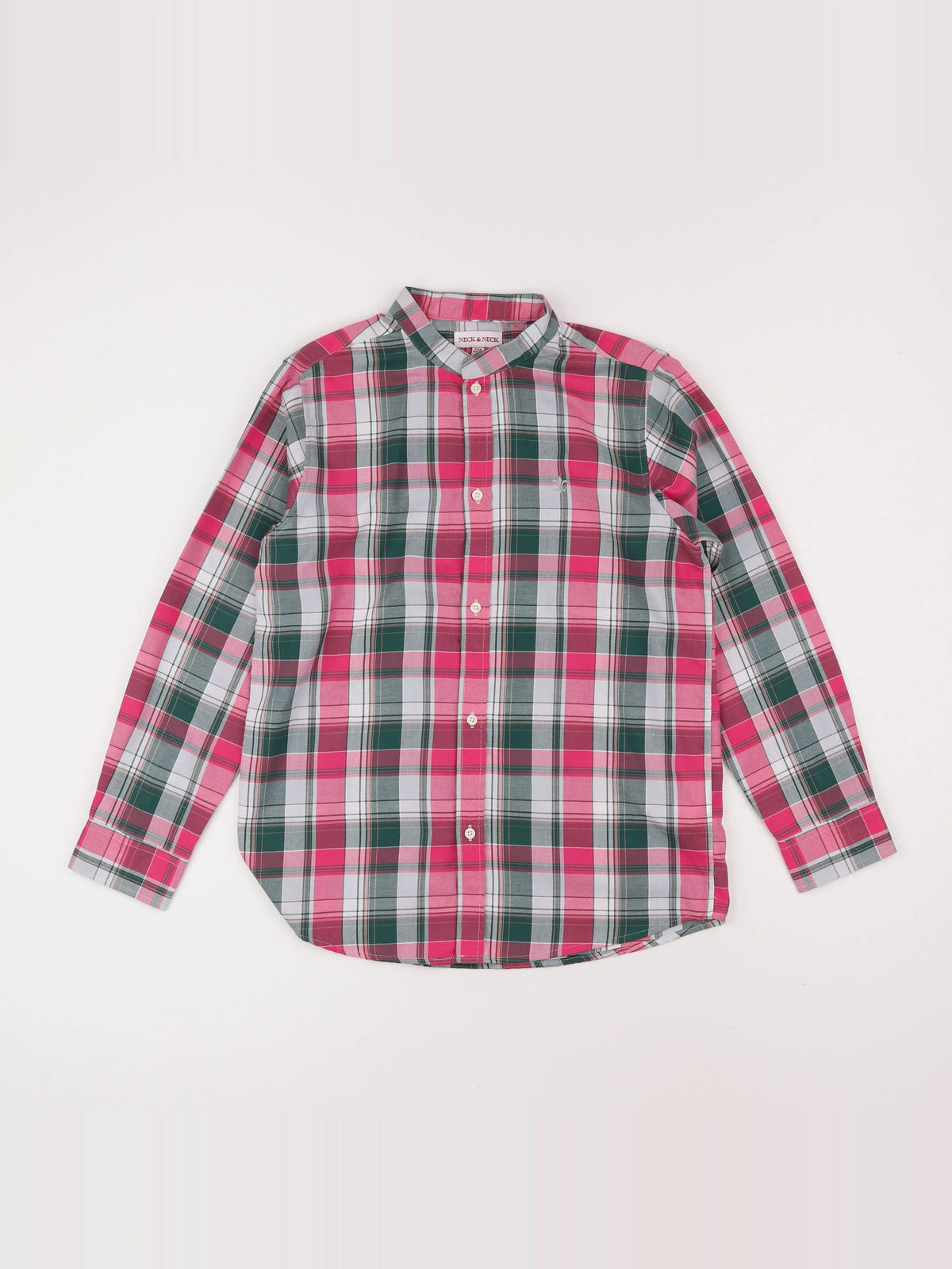 Neck & Neck - chemise rose - 12 ans