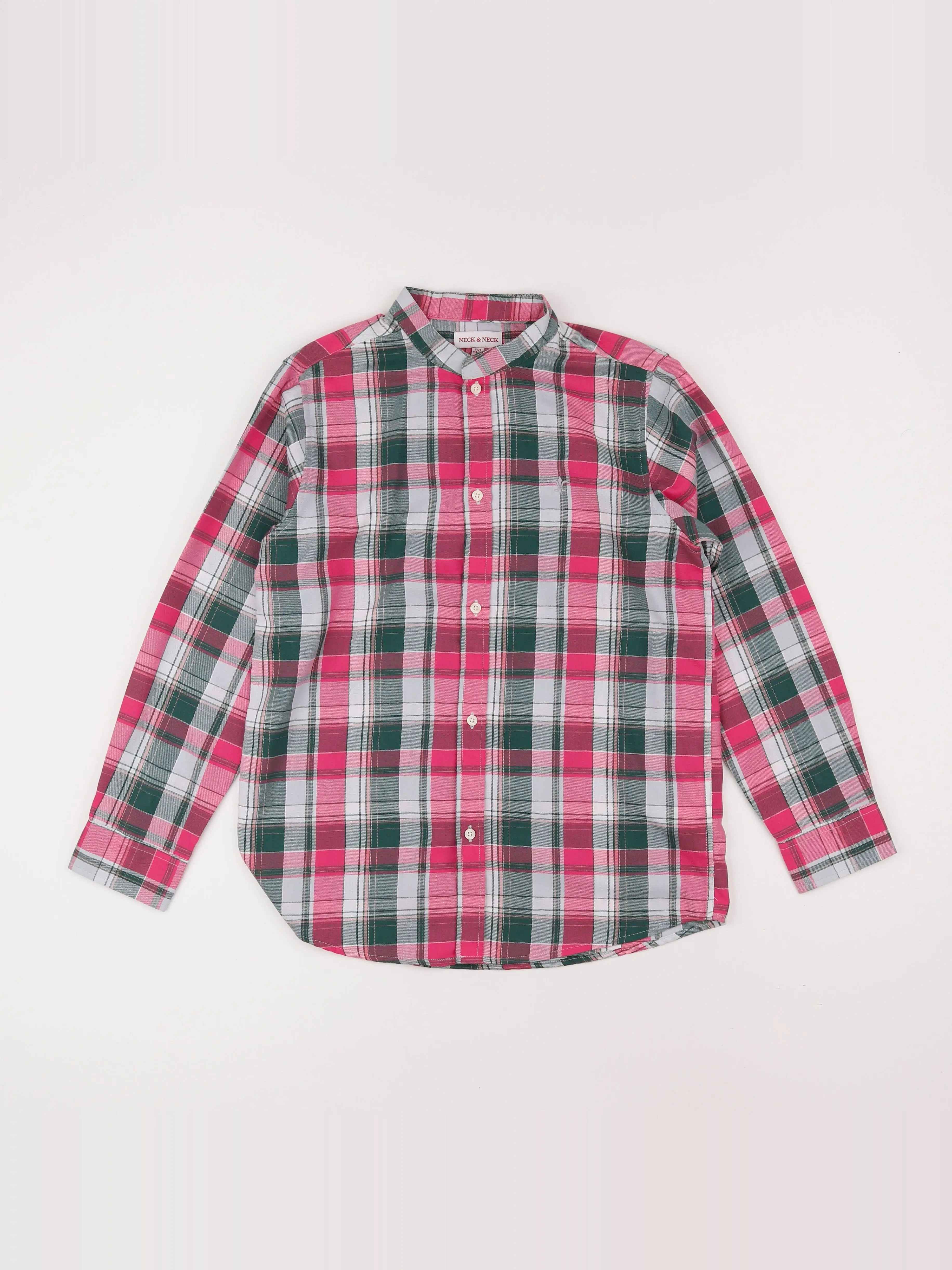 Neck & Neck - chemise rose - 12 ans