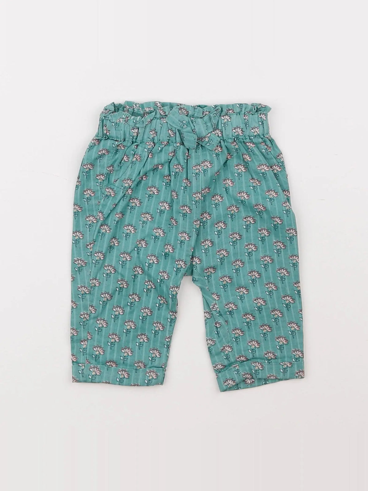 Tape à l'oeil - pantalon vert - 3 mois