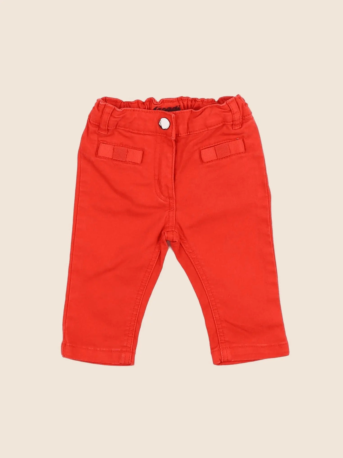 Jacadi - jegging rouge - 6 mois