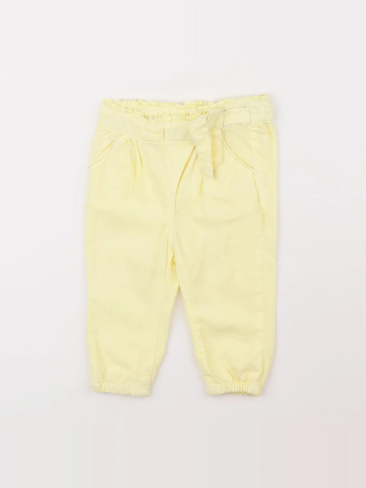 Tape à l'oeil - pantalon jaune - 6 mois